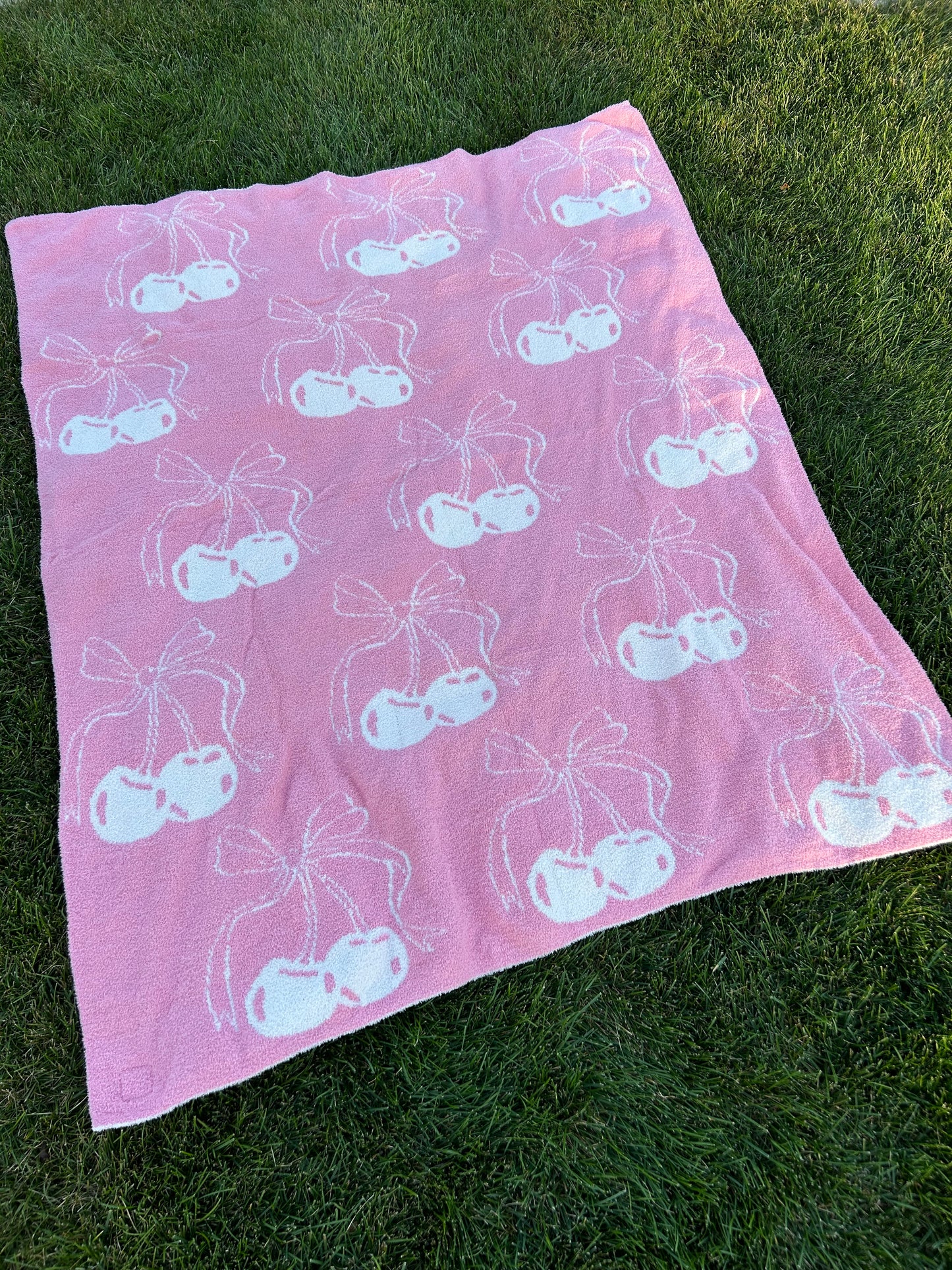 Double-Sided Cherry Blanket