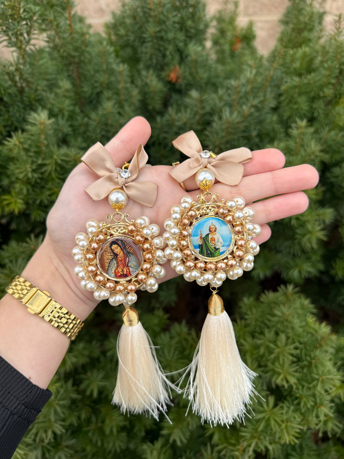Double Pearl Tassel Bendiciónes