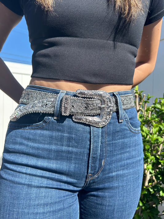 Rhinestone Beaded Western Belts