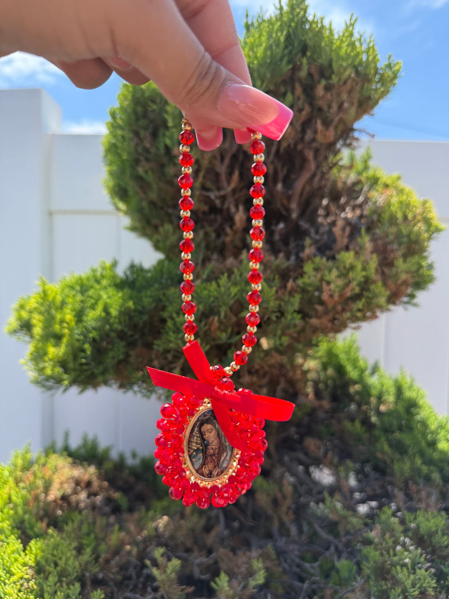 Virgen Mary Bendiciónes De Carro