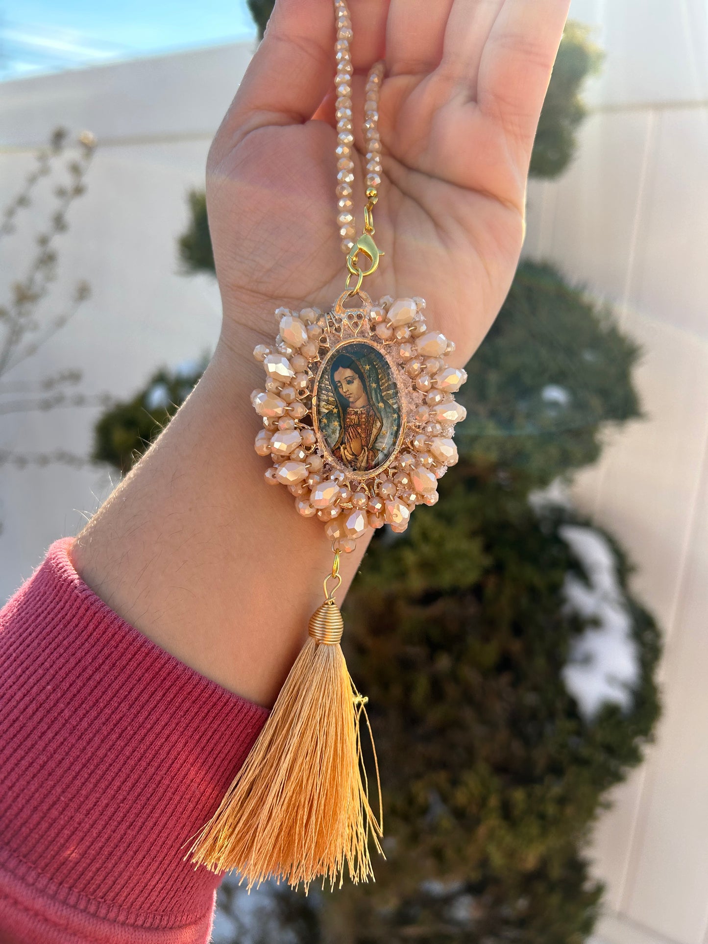 Virgen de Guadalupe Tassel Blessing