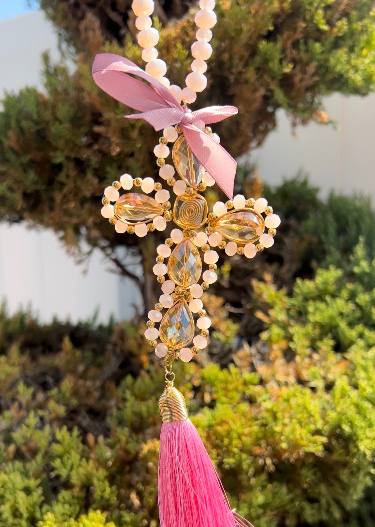 Cross Home Tassel Bendición