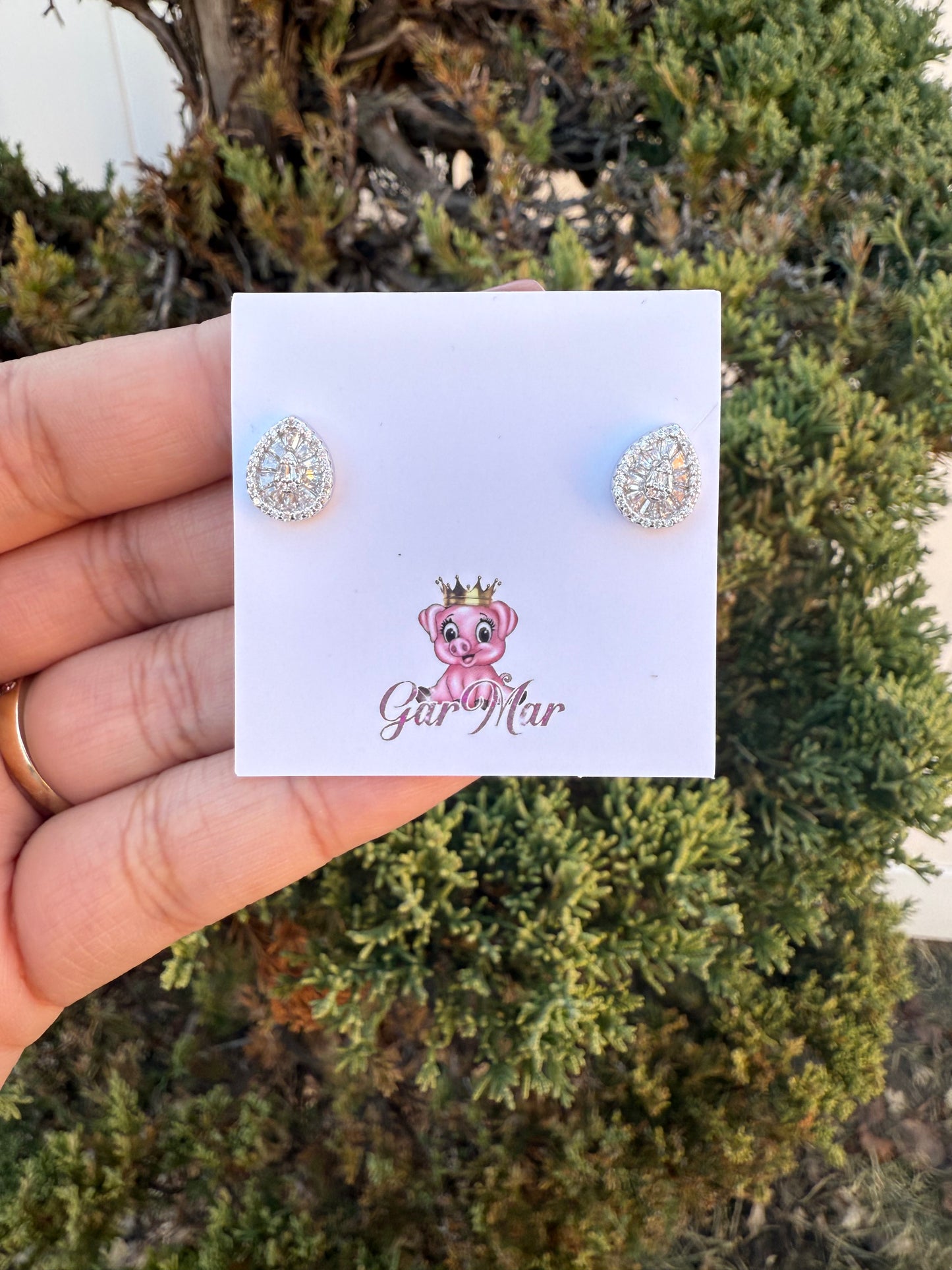 925 Silver Small Oval Studs