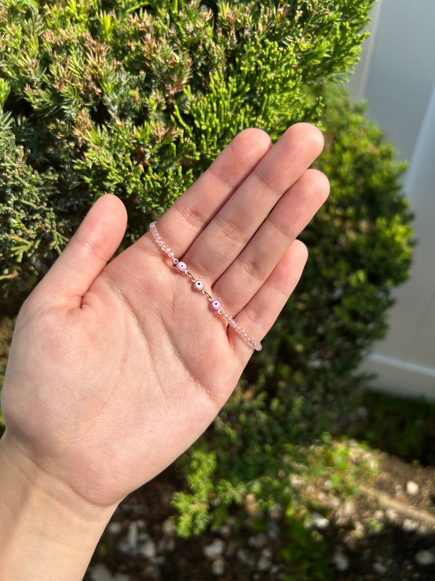 Pink Eye Bracelet