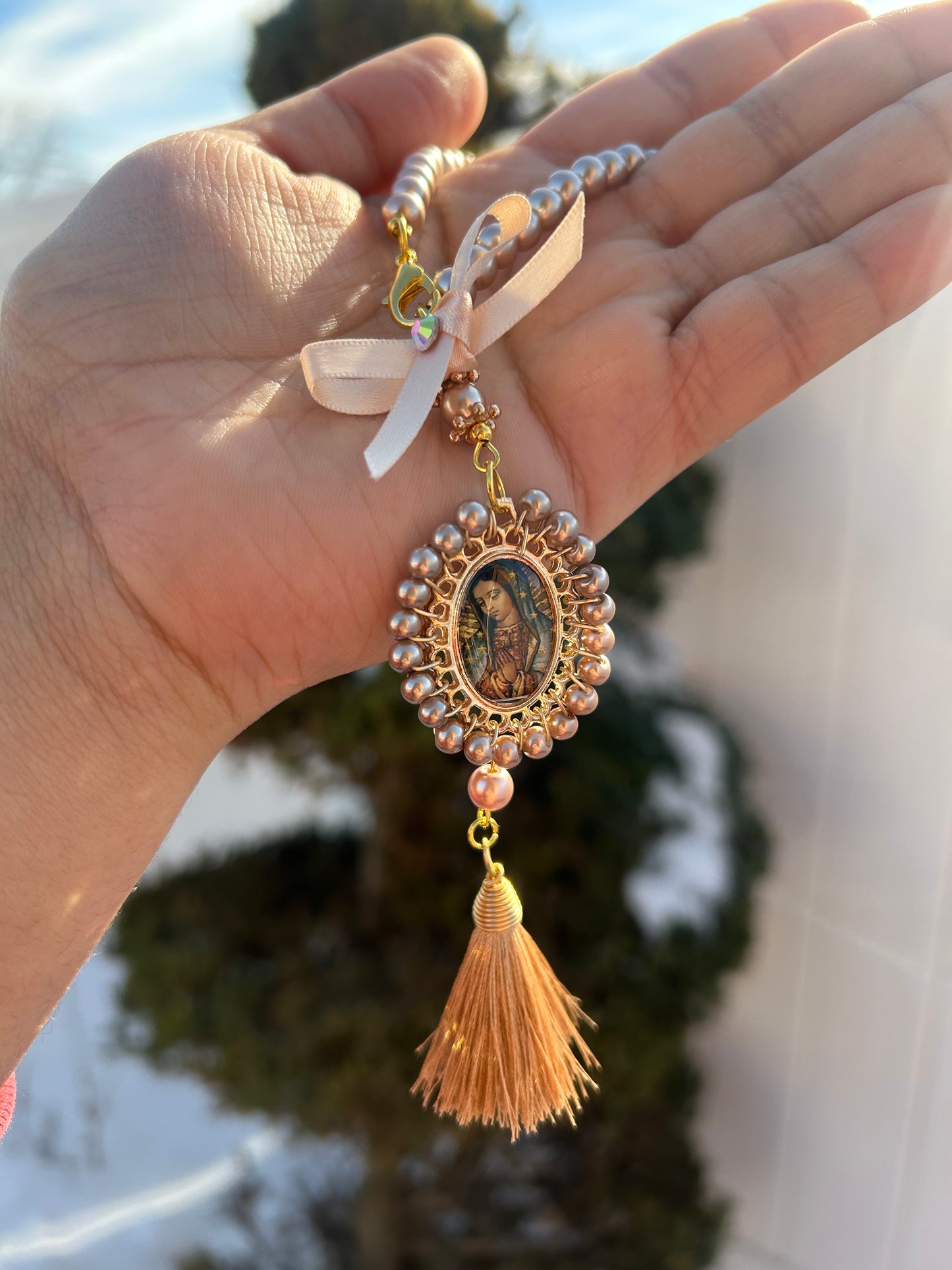 Mini Virgen Tassel Bendiciónes