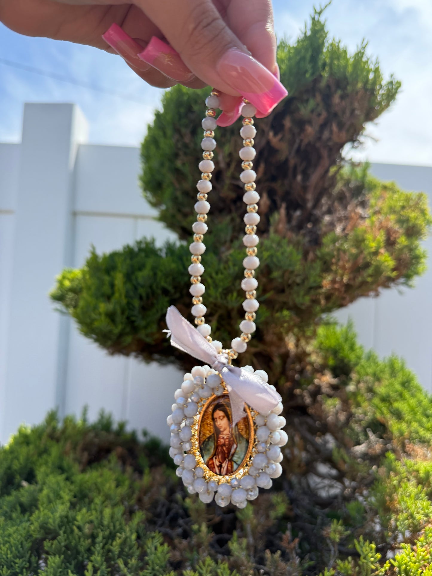 Virgen Mary Bendiciónes De Carro