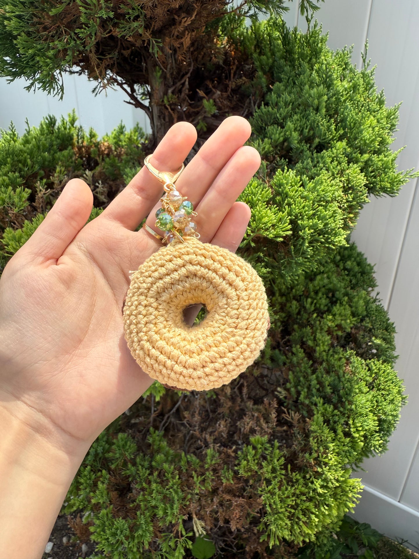 Crochet Donut Keychains