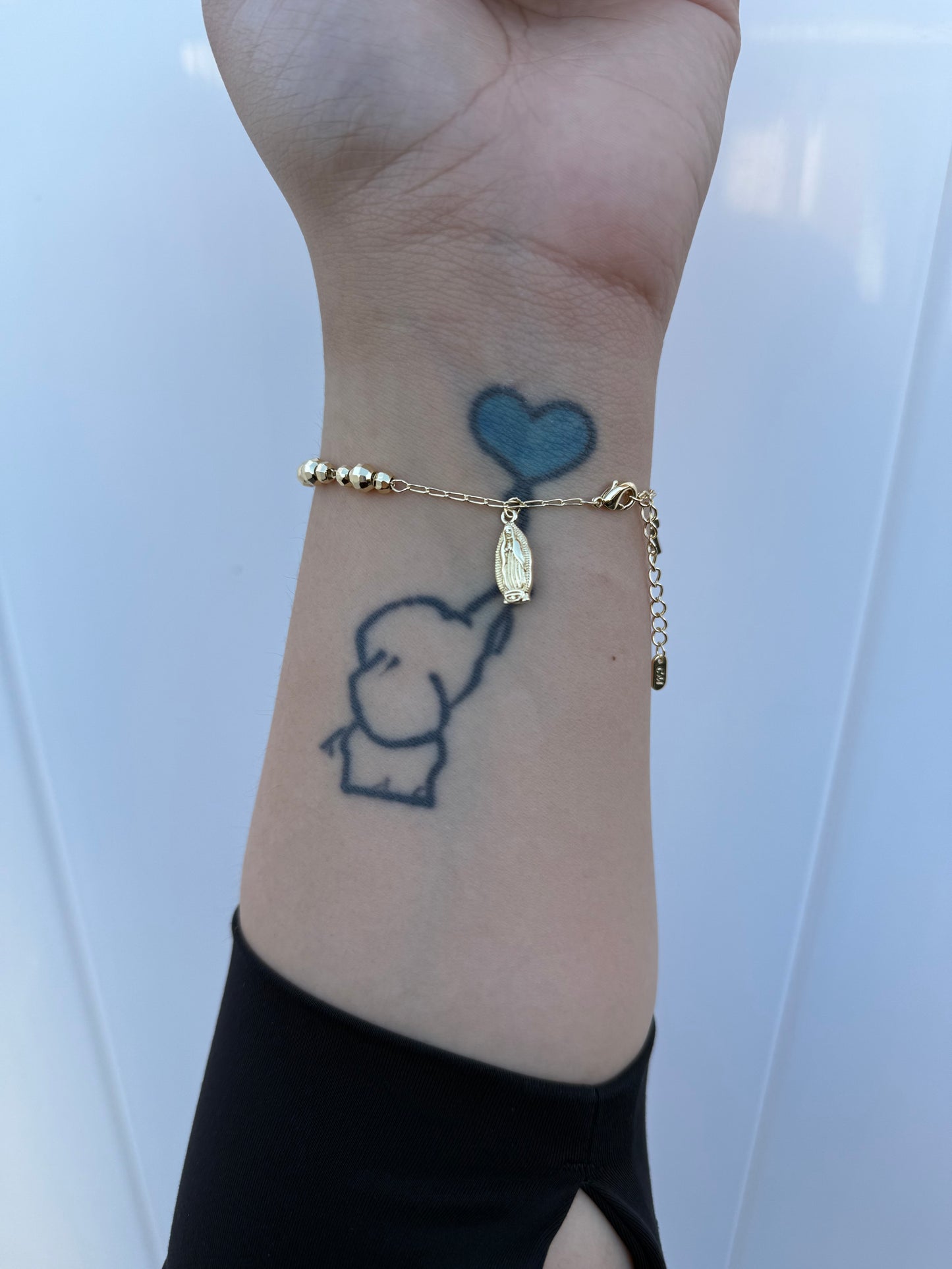 Cross/ Virgen Bracelet