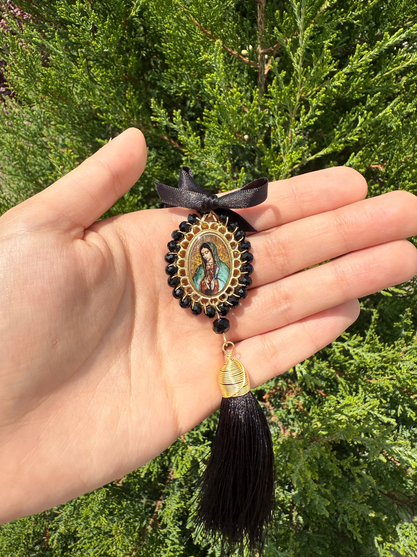 Mini Virgen Tassel Bendiciónes