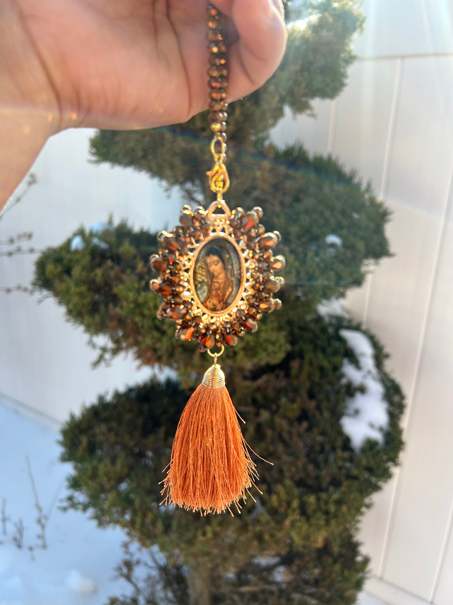 Virgen de Guadalupe Tassel Blessing