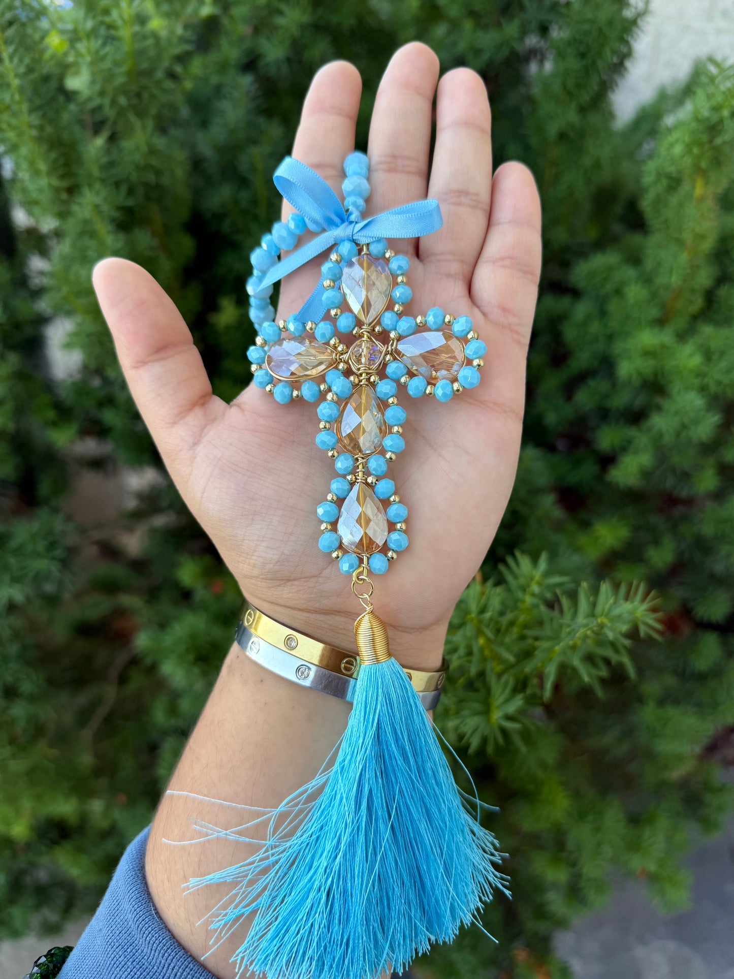 Cross Home Tassel Bendición