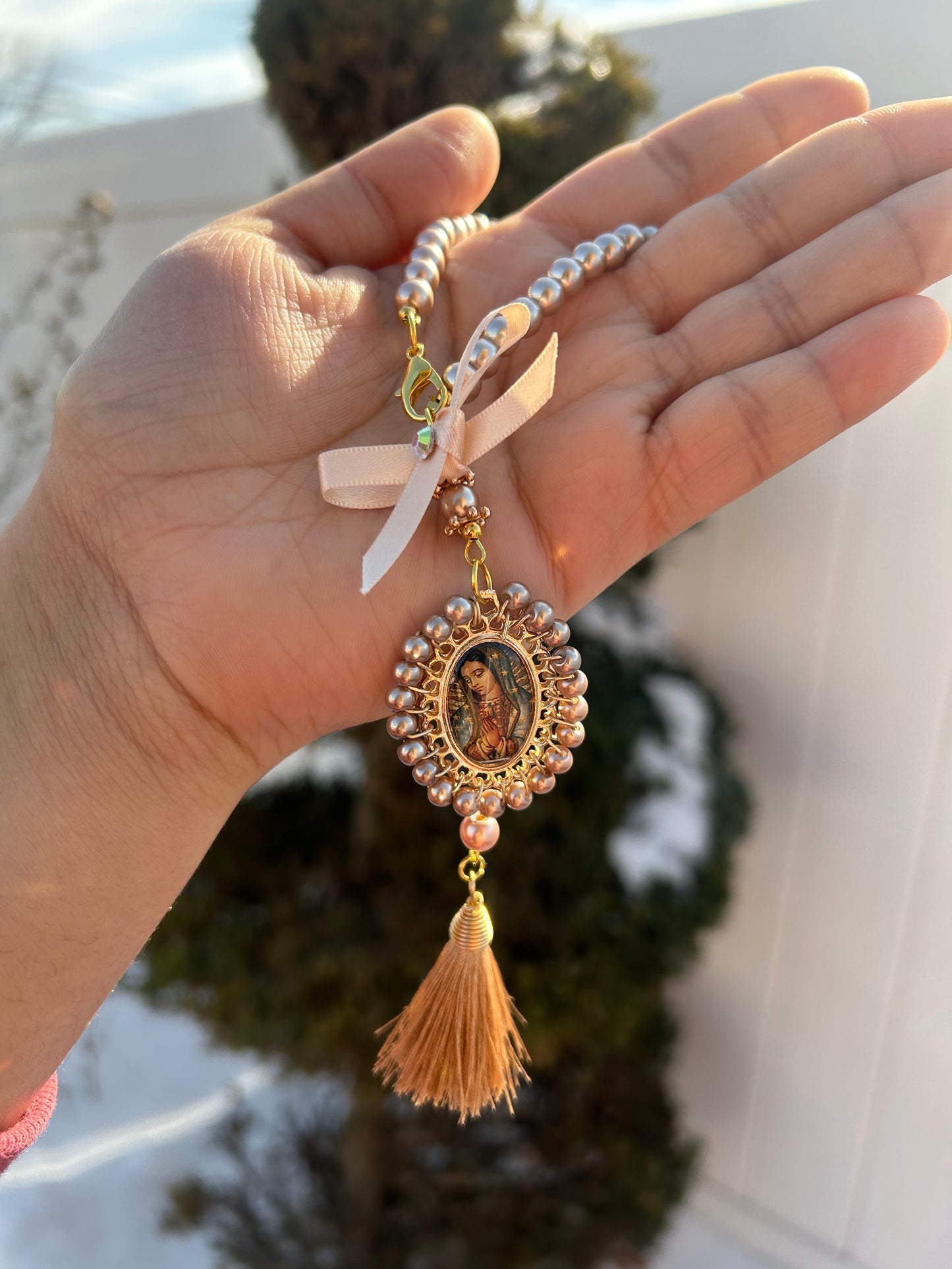 Mini Virgen Tassel Bendiciónes