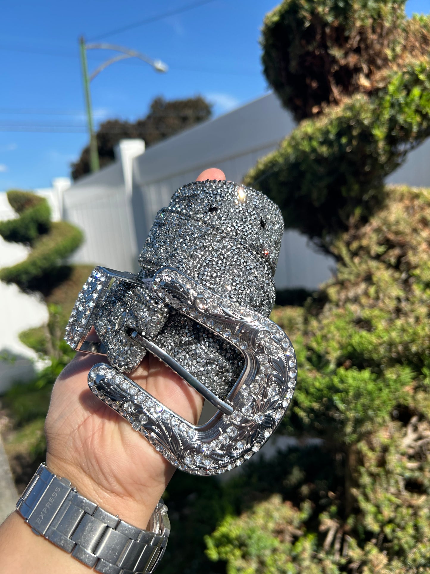 Rhinestone Beaded Western Belts