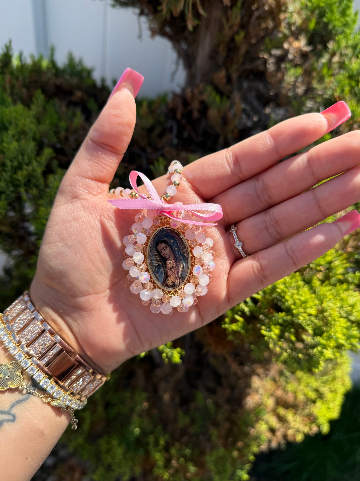 Virgen Mary Bendiciónes De Carro