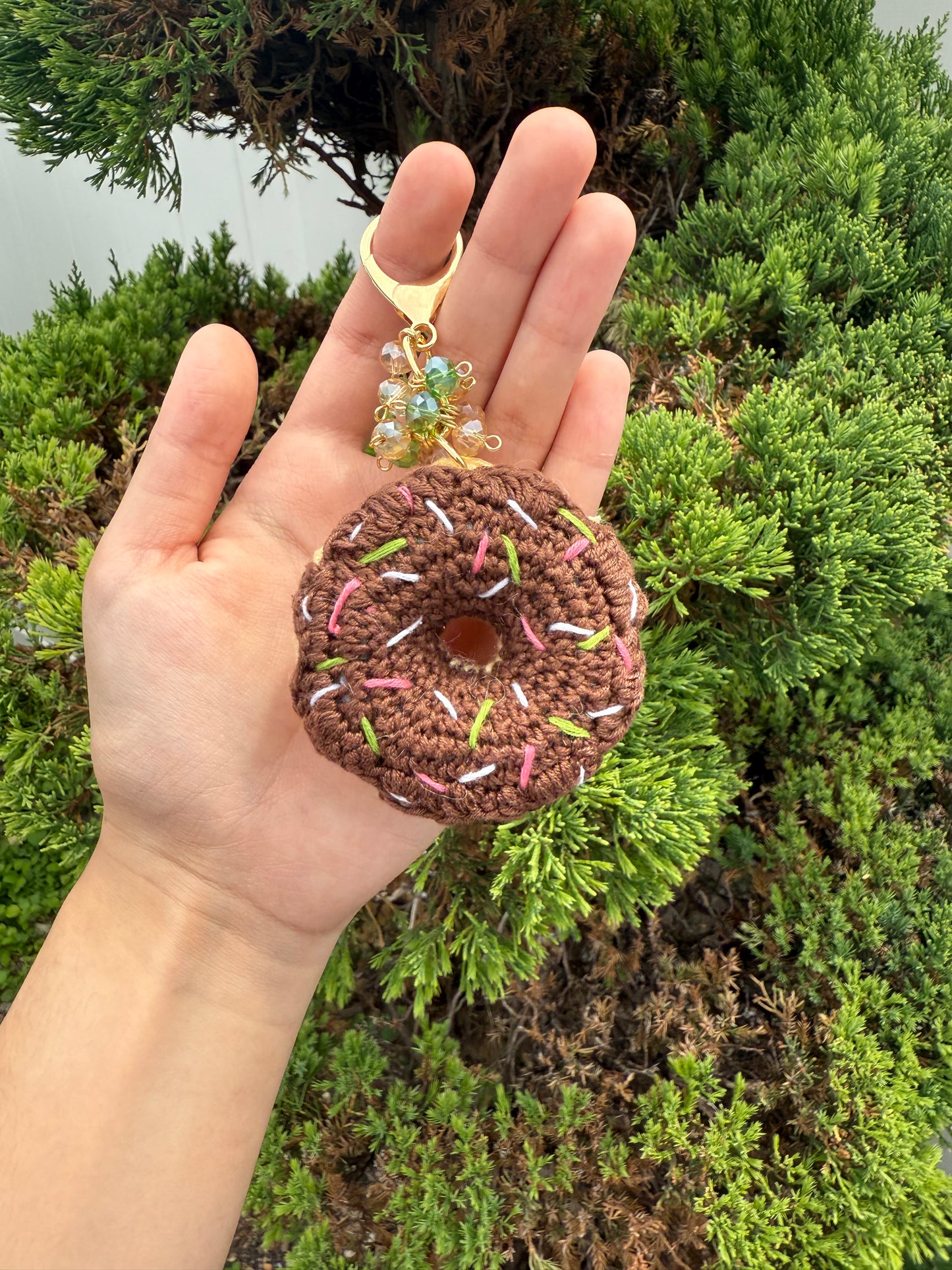 Crochet Donut Keychains