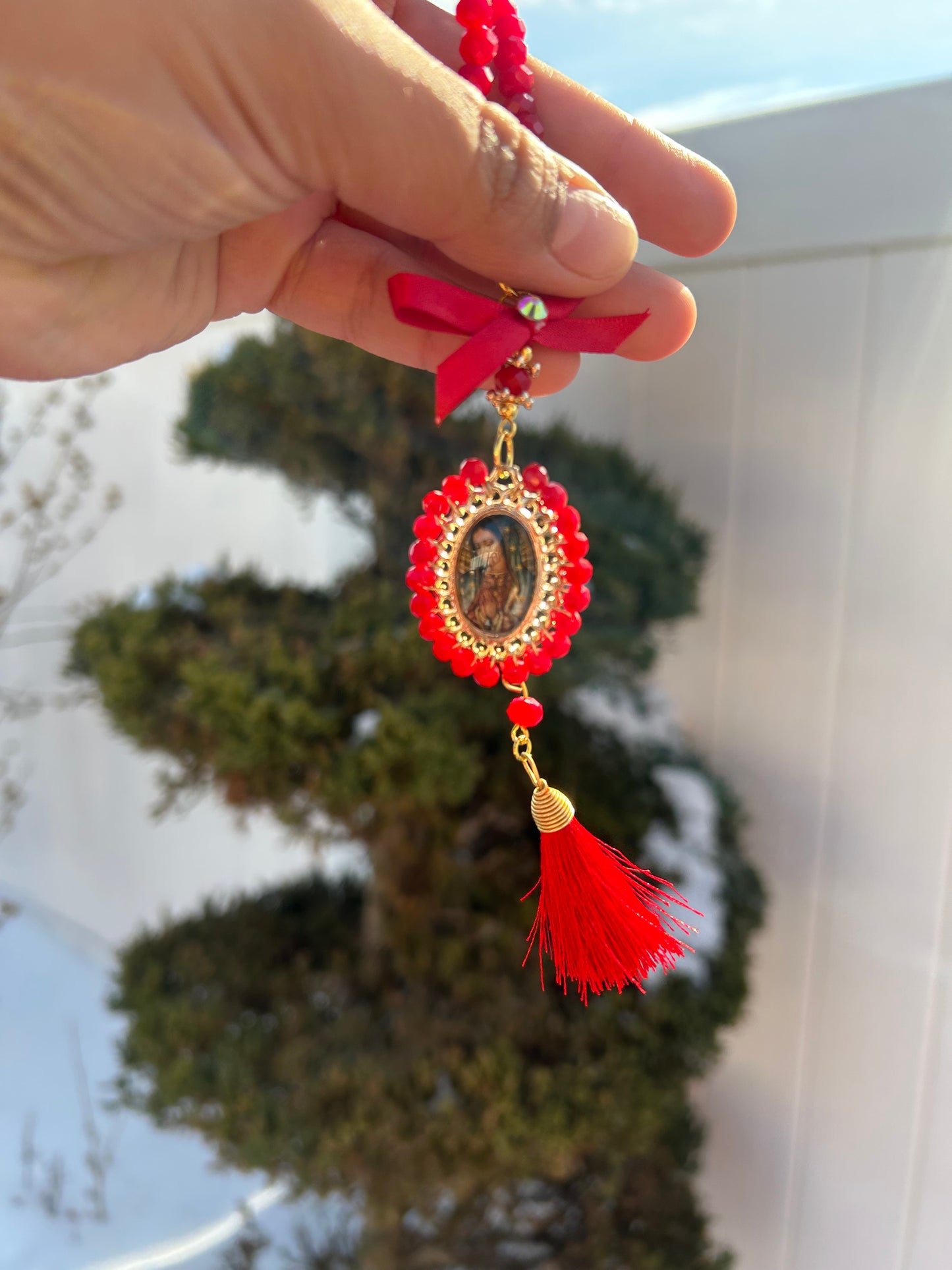 Mini Virgen Tassel Bendiciónes