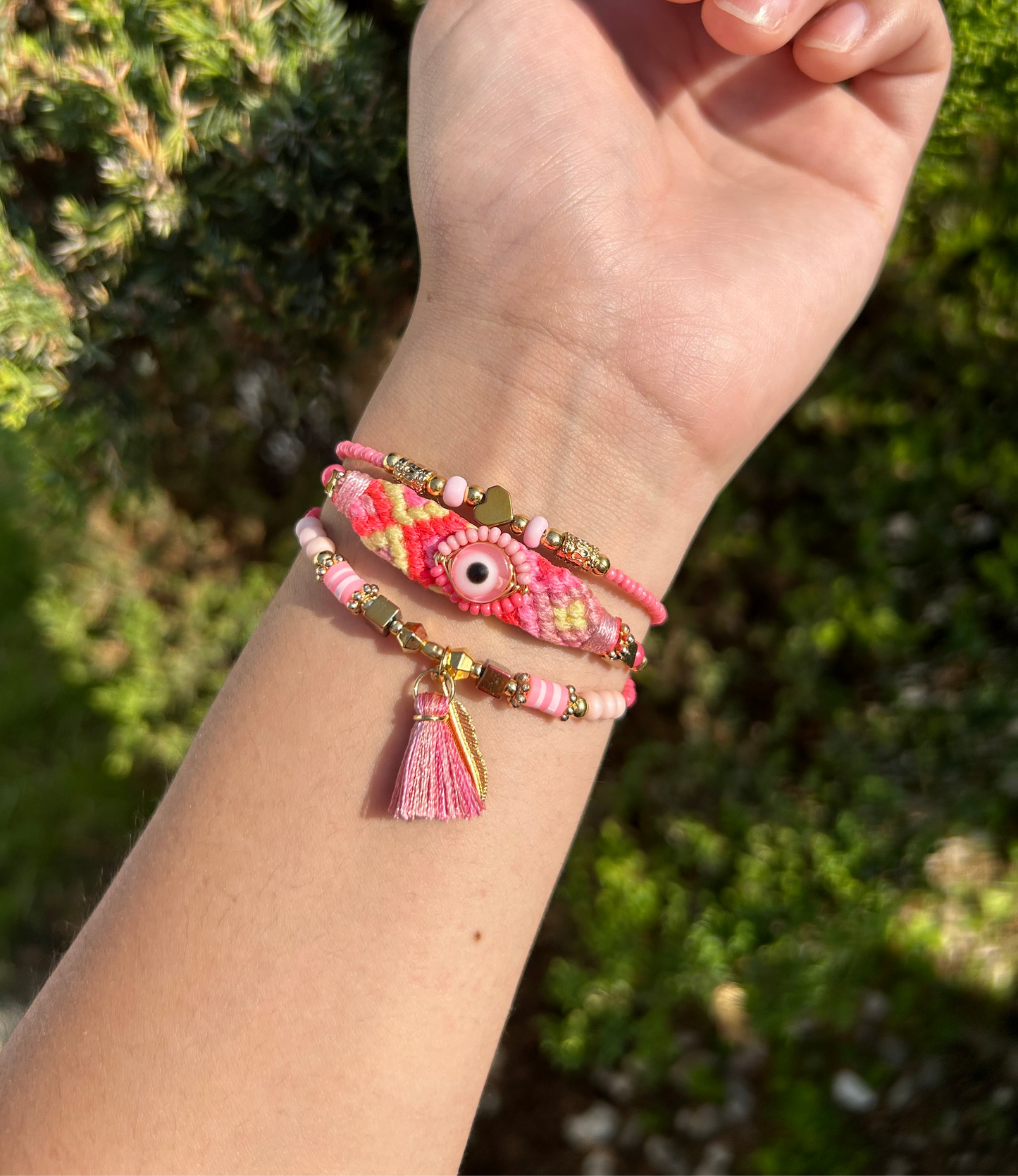 Ojito Multi Embroidered Bracelet