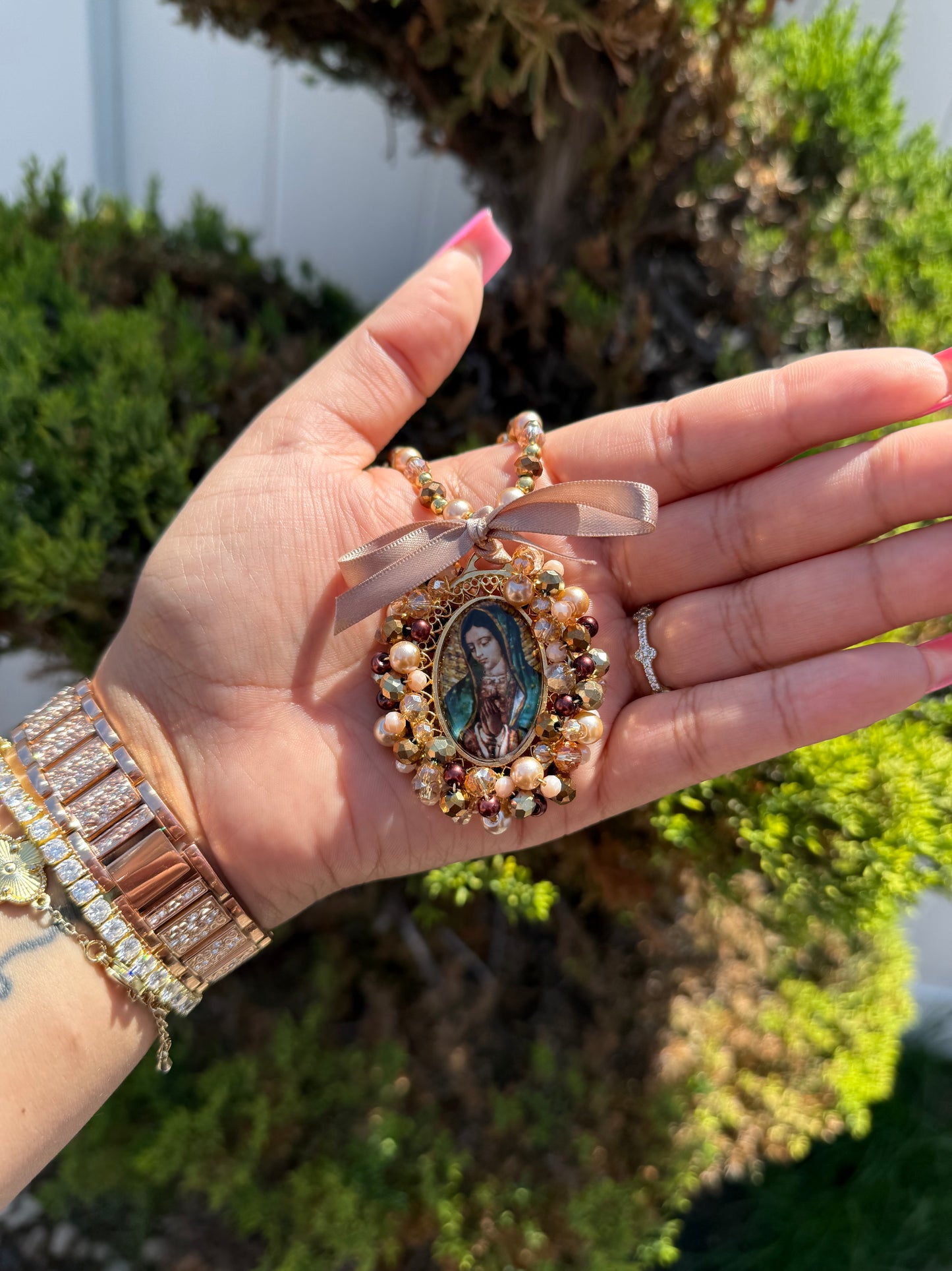 Virgen Mary Bendiciónes De Carro