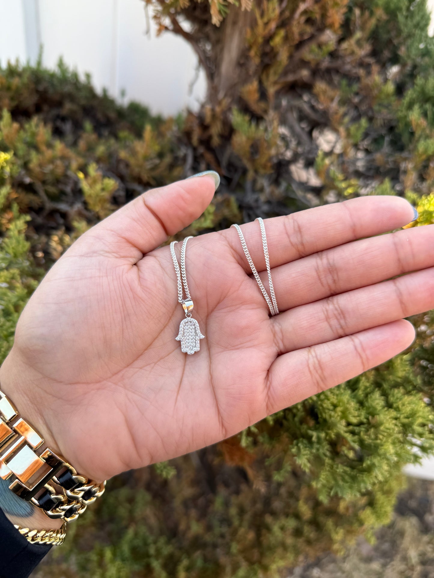 925 Silver Mini Mano De Fatima