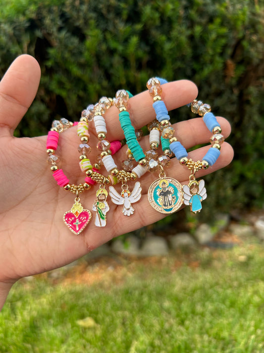 Kid Saint Charm Bracelets