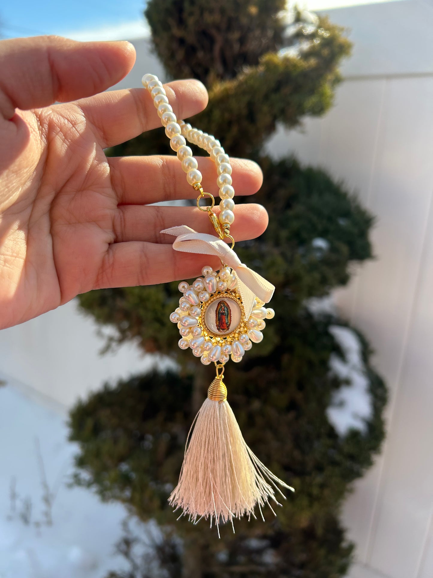 Mini Virgen Tassel Bendiciónes