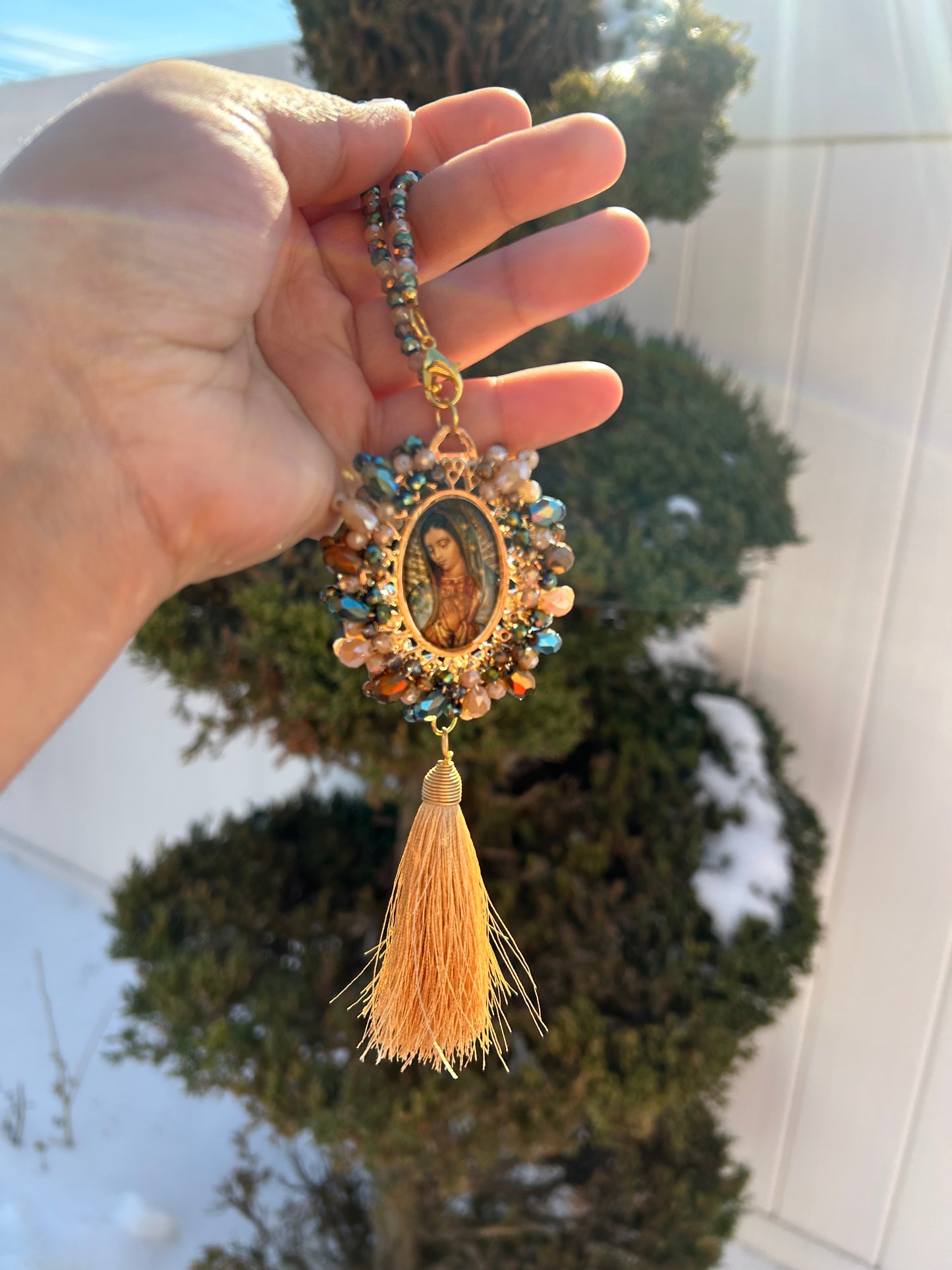 Virgen de Guadalupe Tassel Blessing