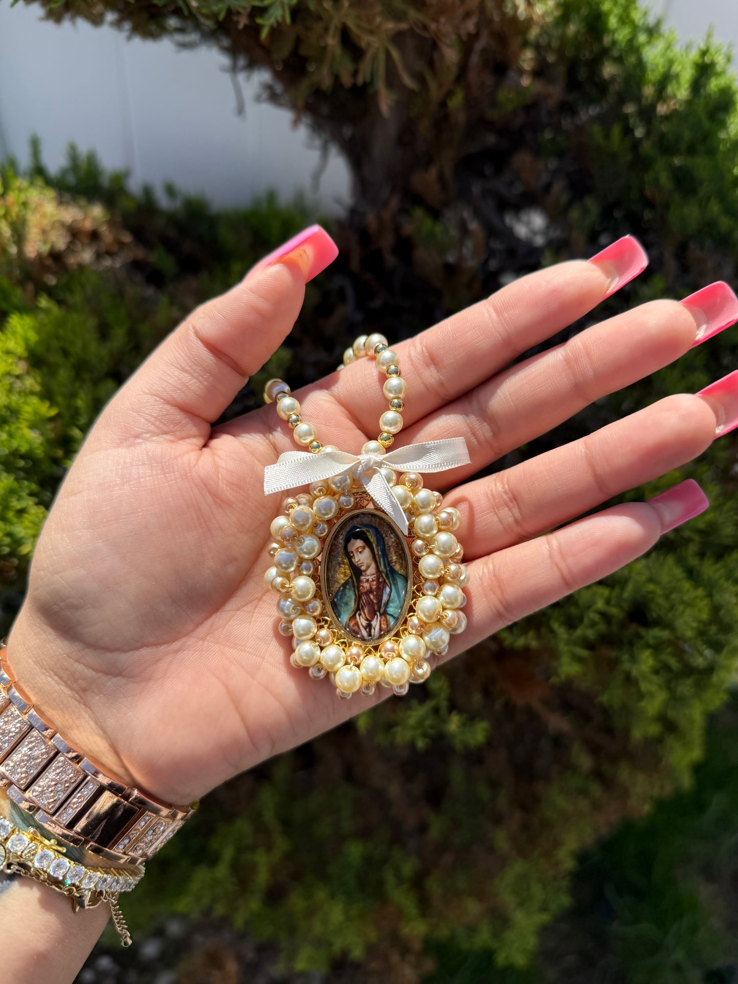 Virgen Mary Bendiciónes De Carro
