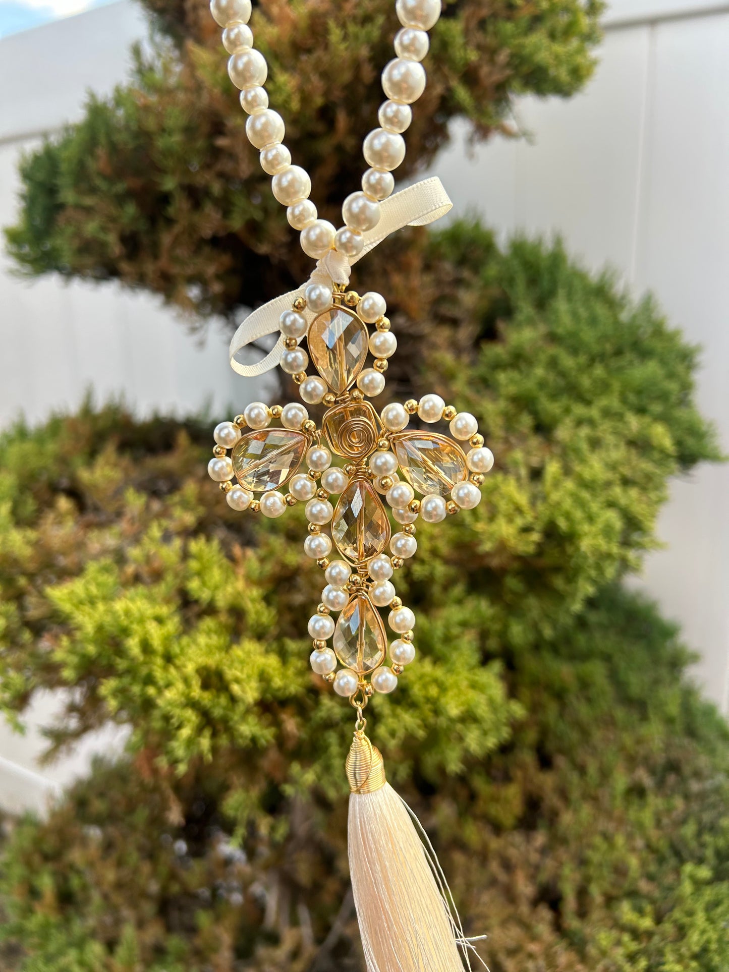 Cross Home Tassel Bendición