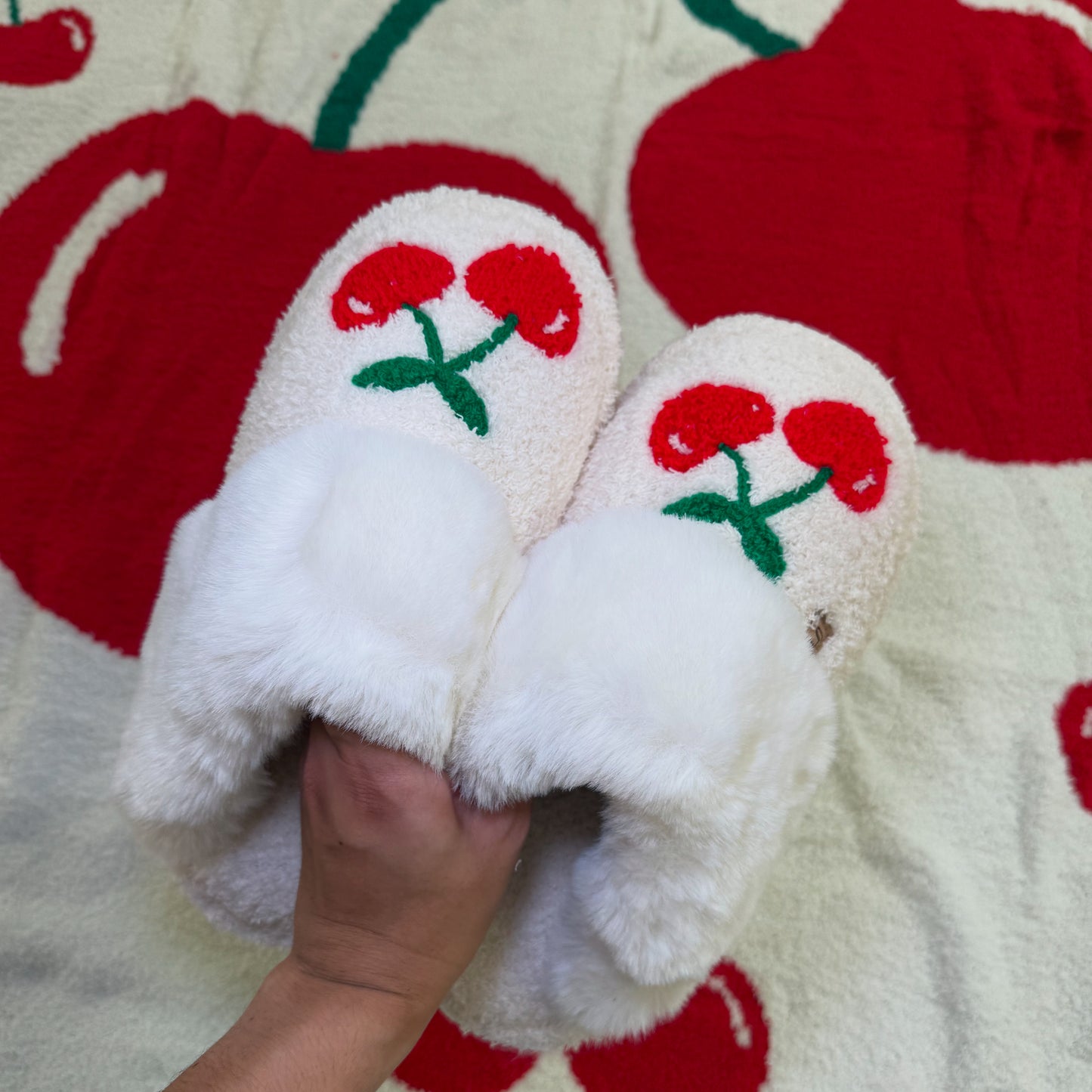 Cherry Slippers