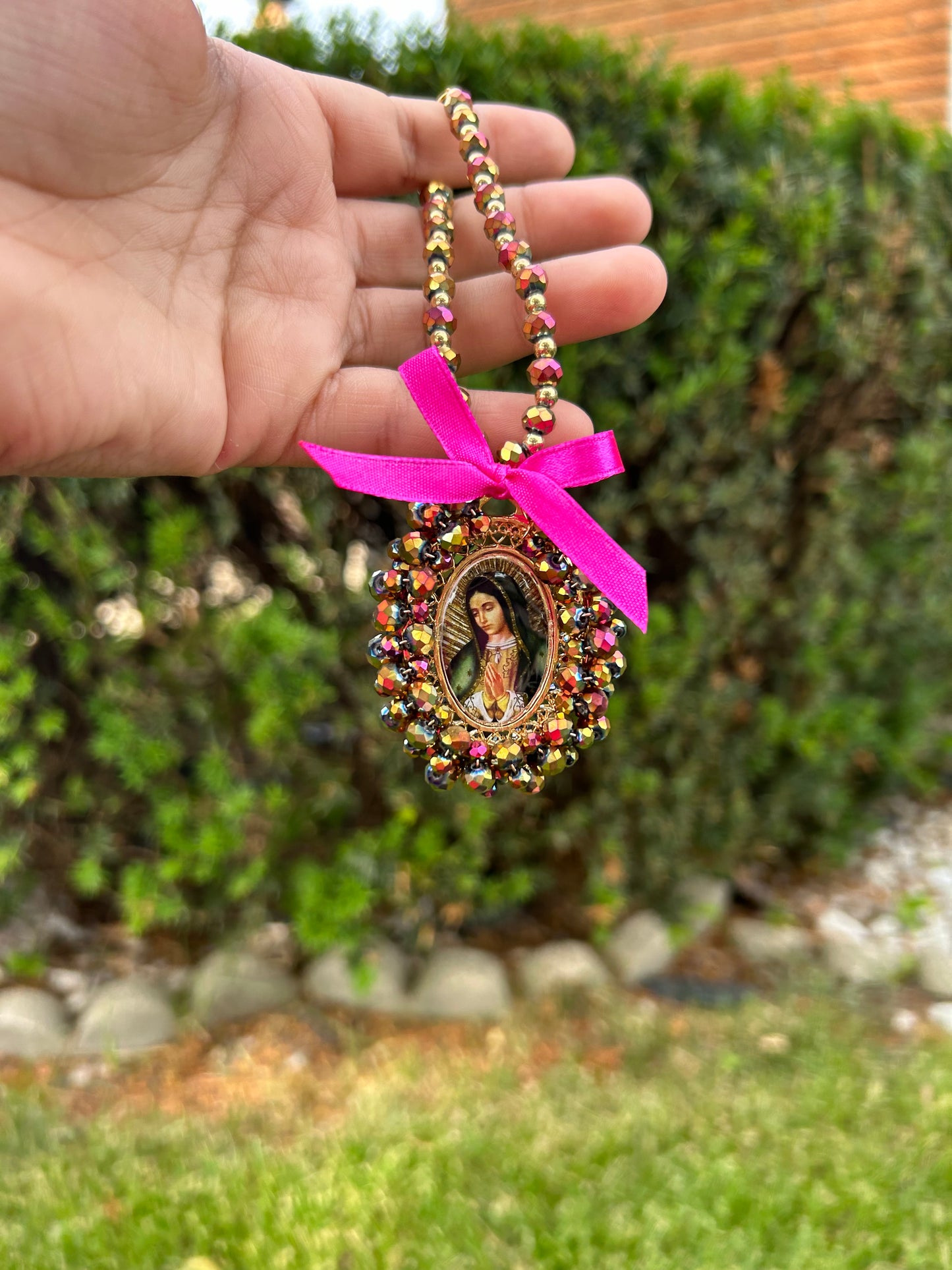 Virgen Mary Bendiciónes De Carro