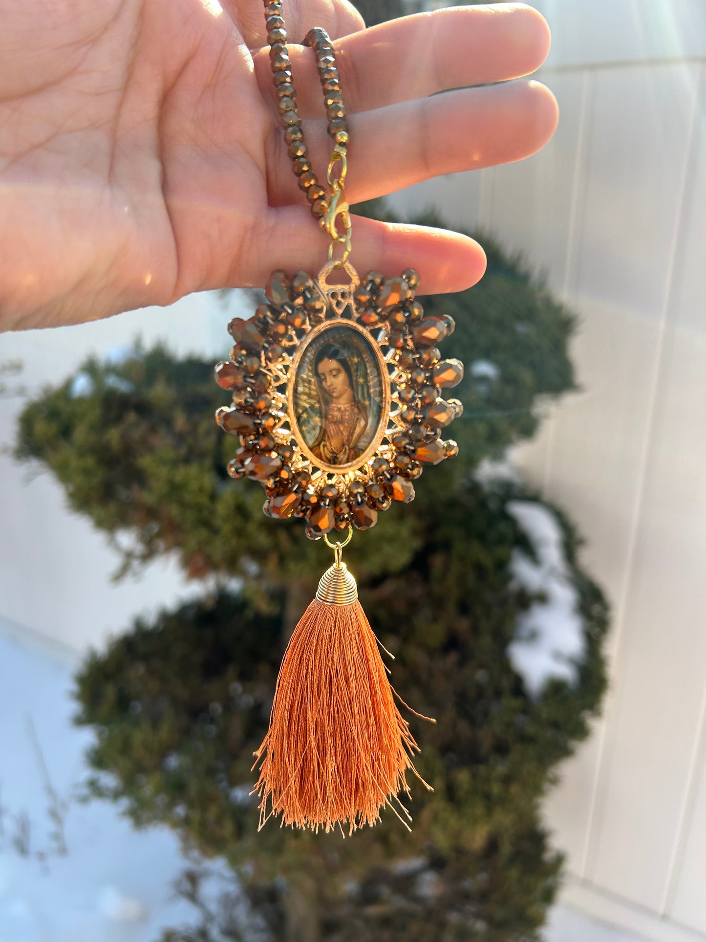 Virgen de Guadalupe Tassel Blessing