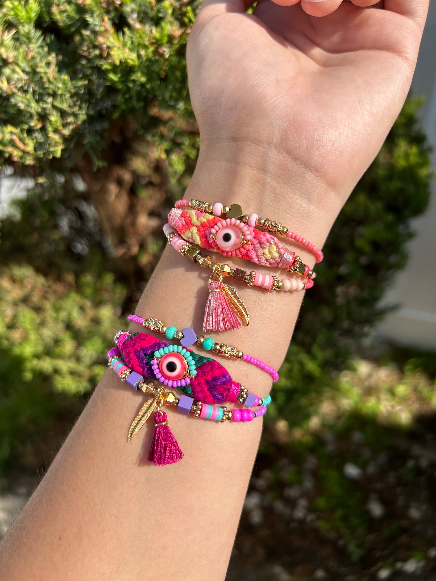 Ojito Multi Embroidered Bracelet