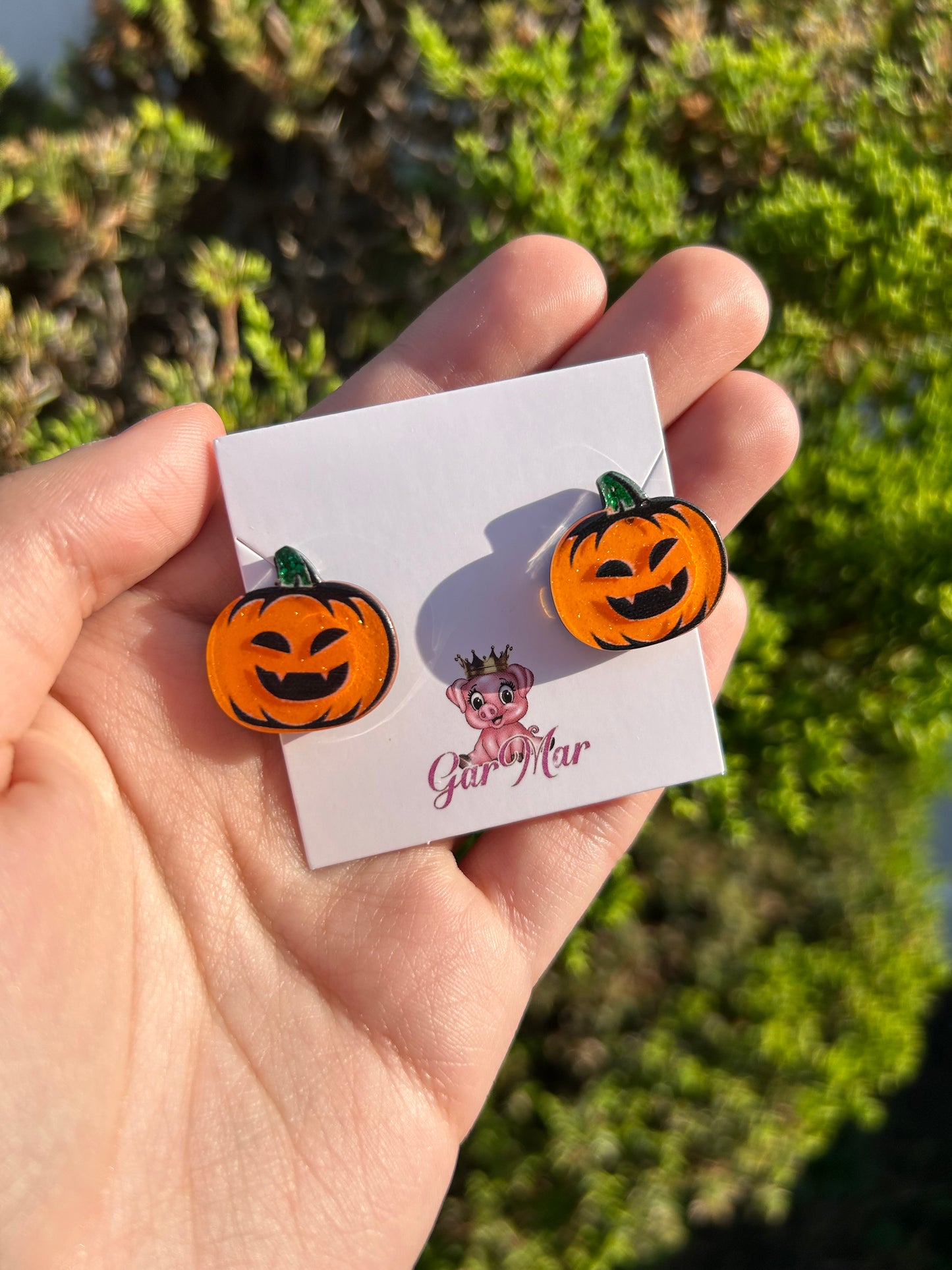 Pumpkin Earrings