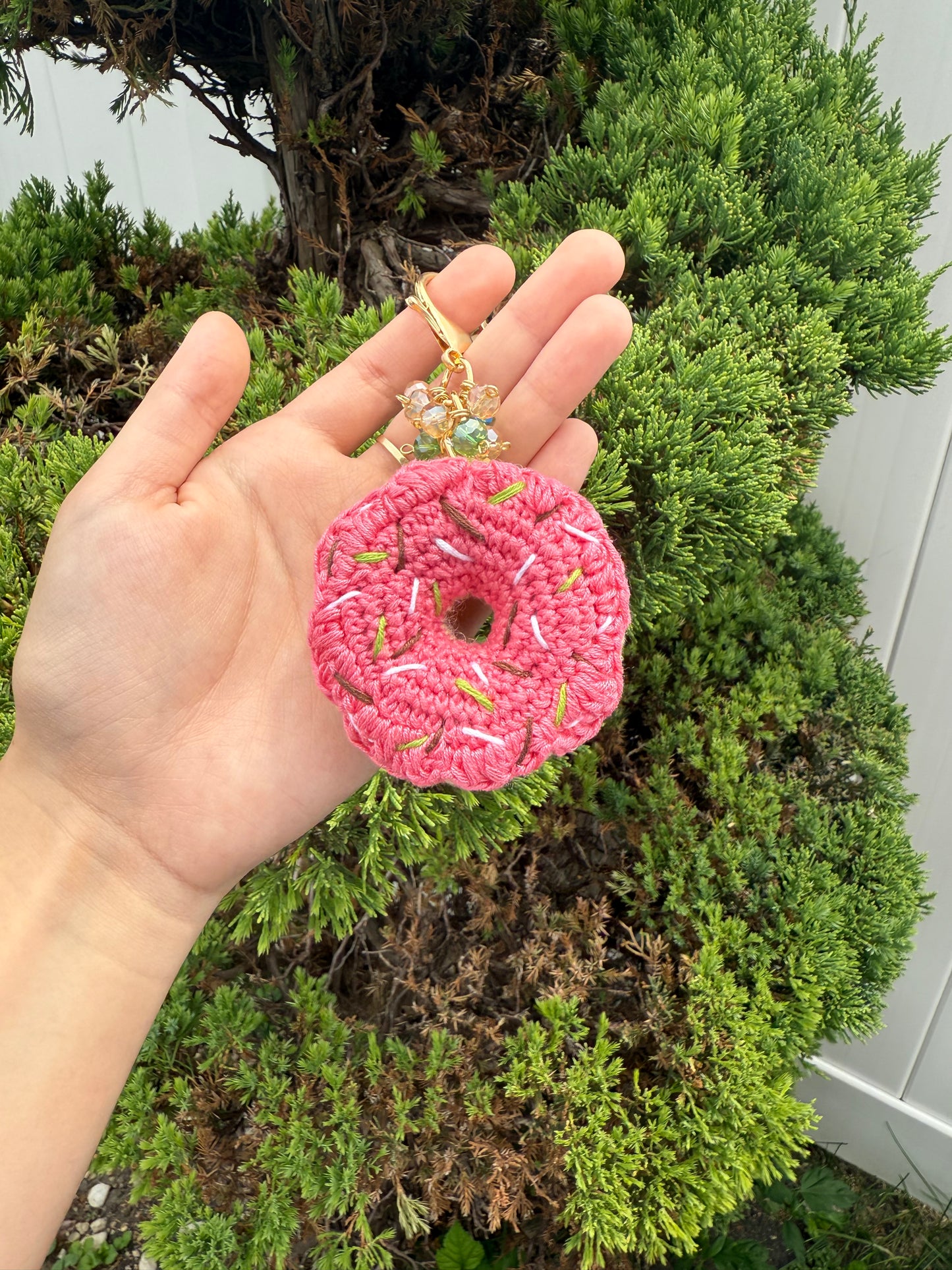 Crochet Donut Keychains