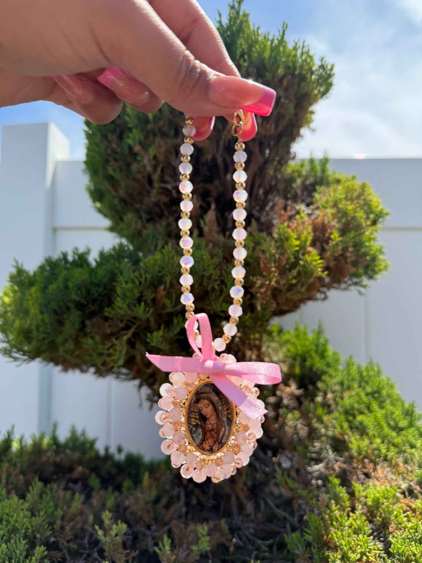 Virgen Mary Bendiciónes De Carro