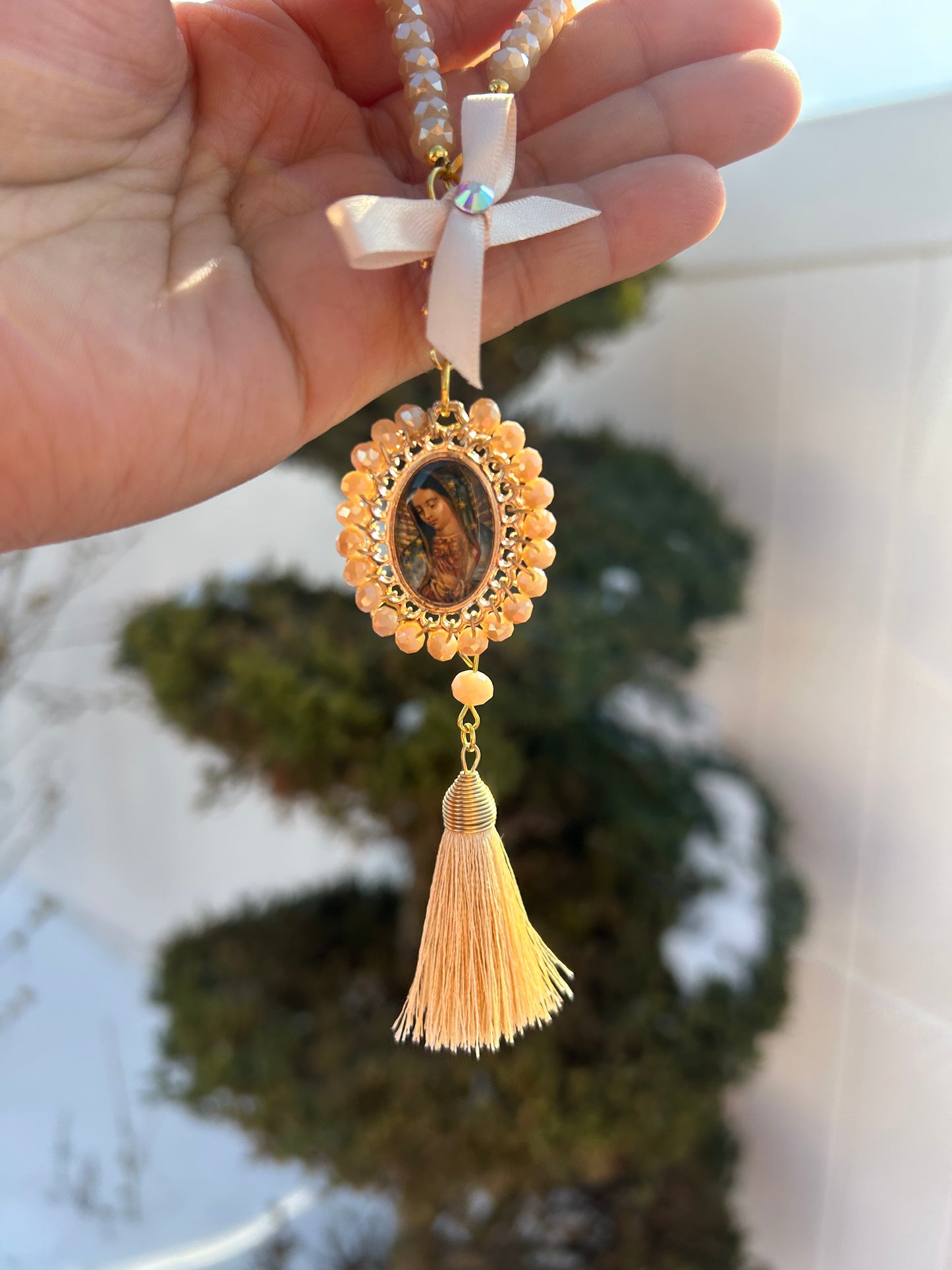 Mini Virgen Tassel Bendiciónes