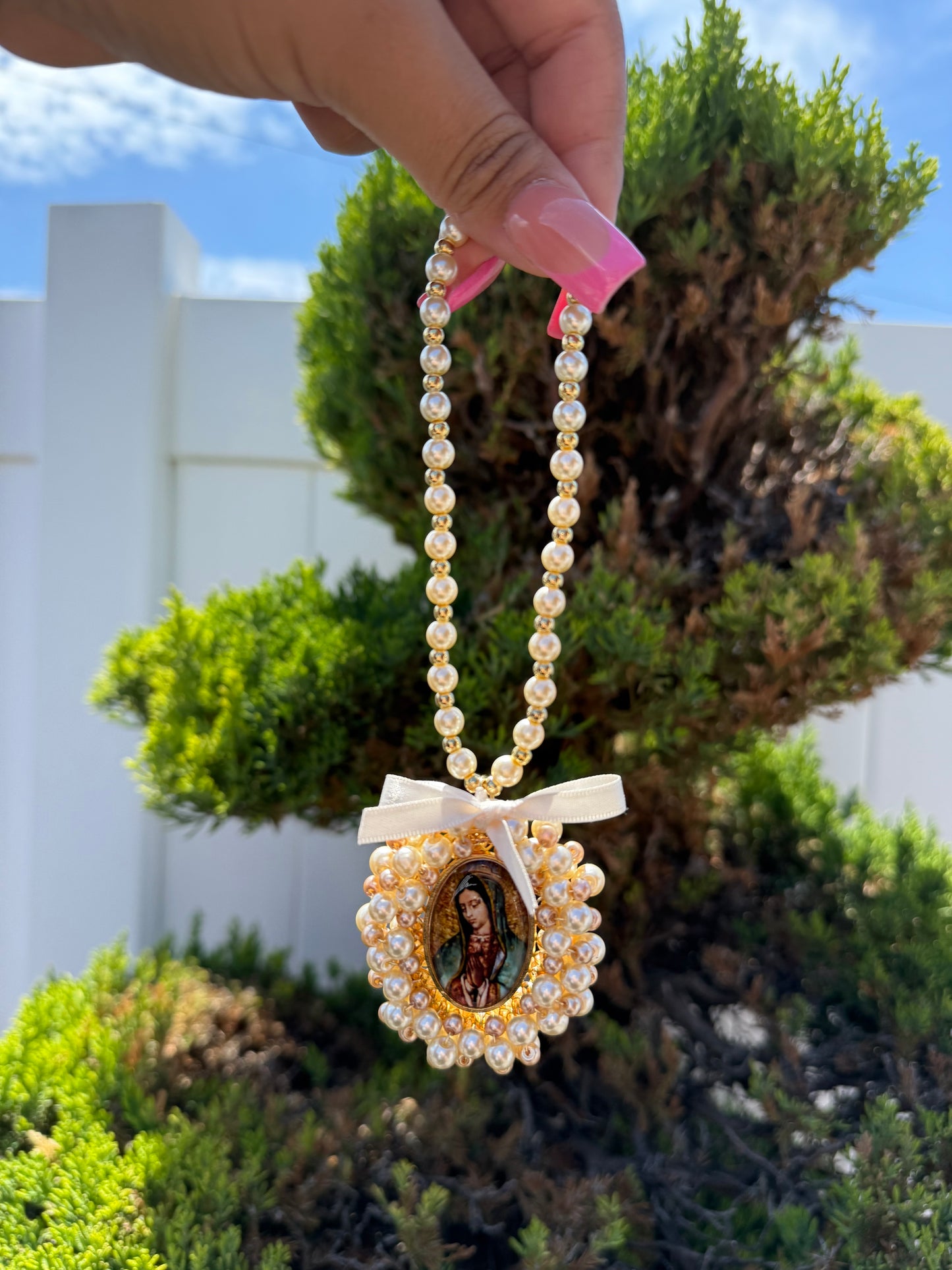 Virgen Mary Bendiciónes De Carro