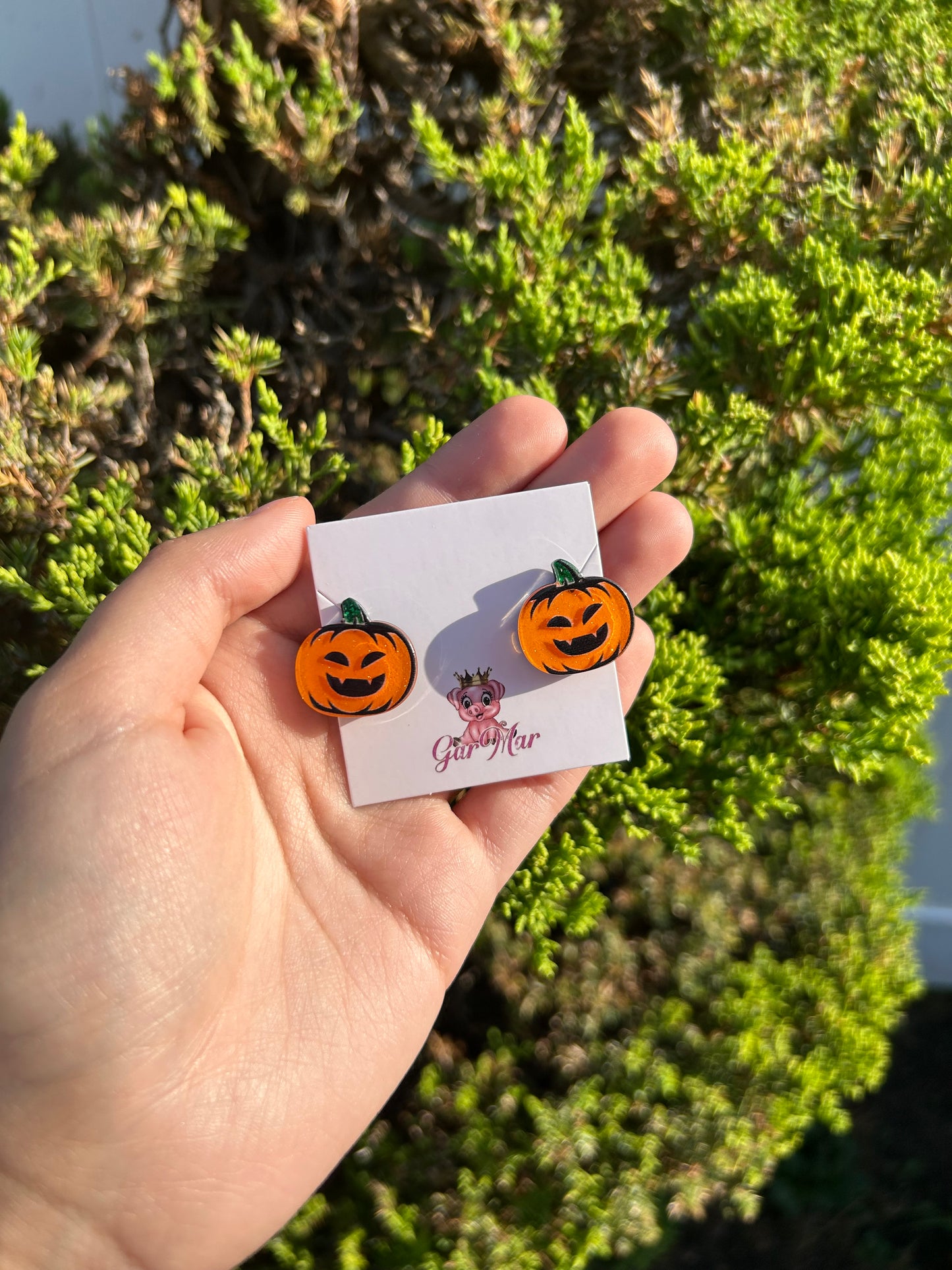 Pumpkin Earrings