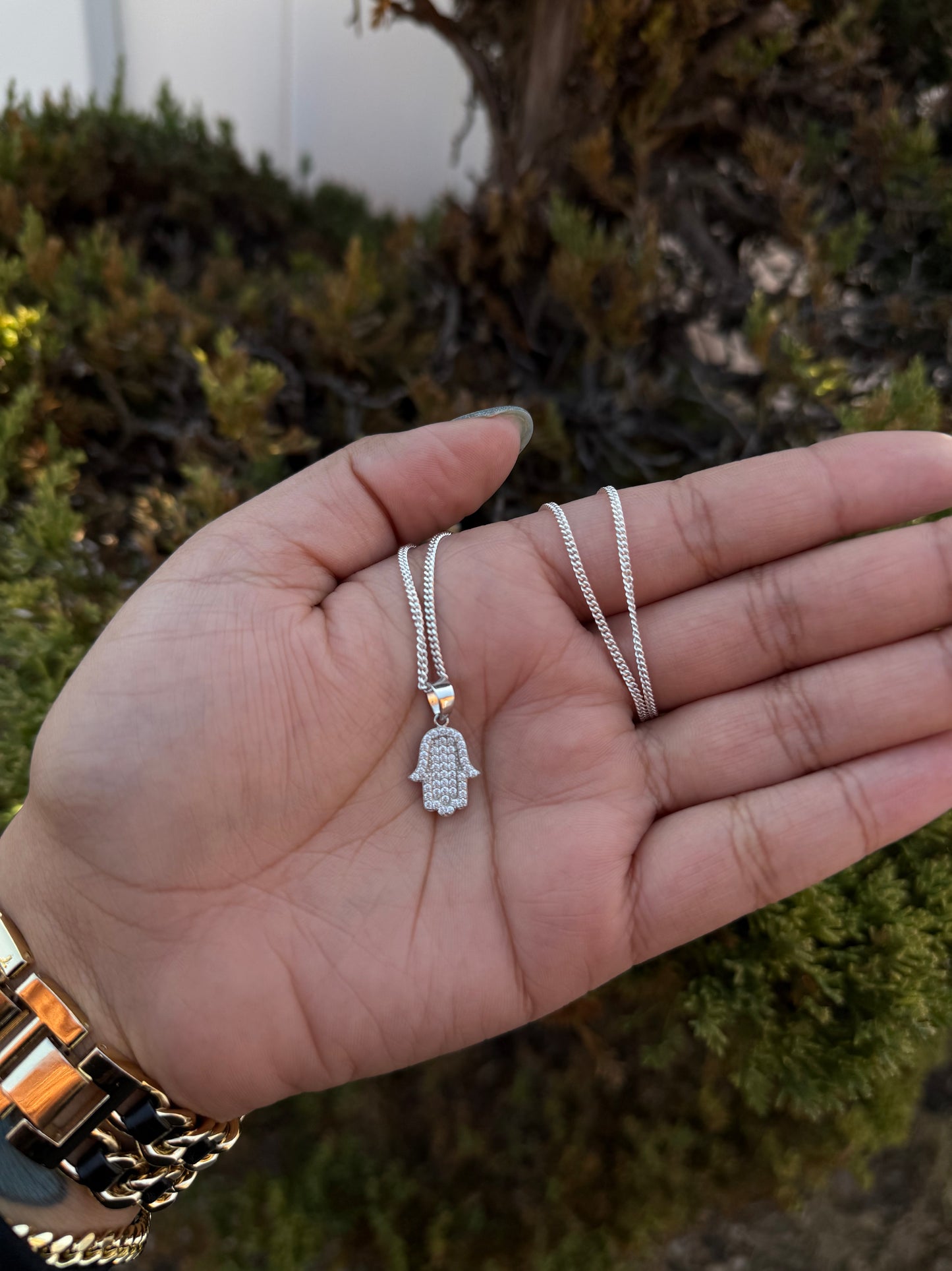 925 Silver Mini Mano De Fatima