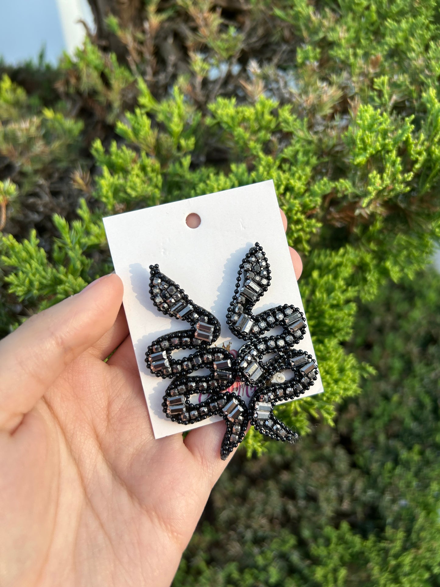 Black Snake Earrings