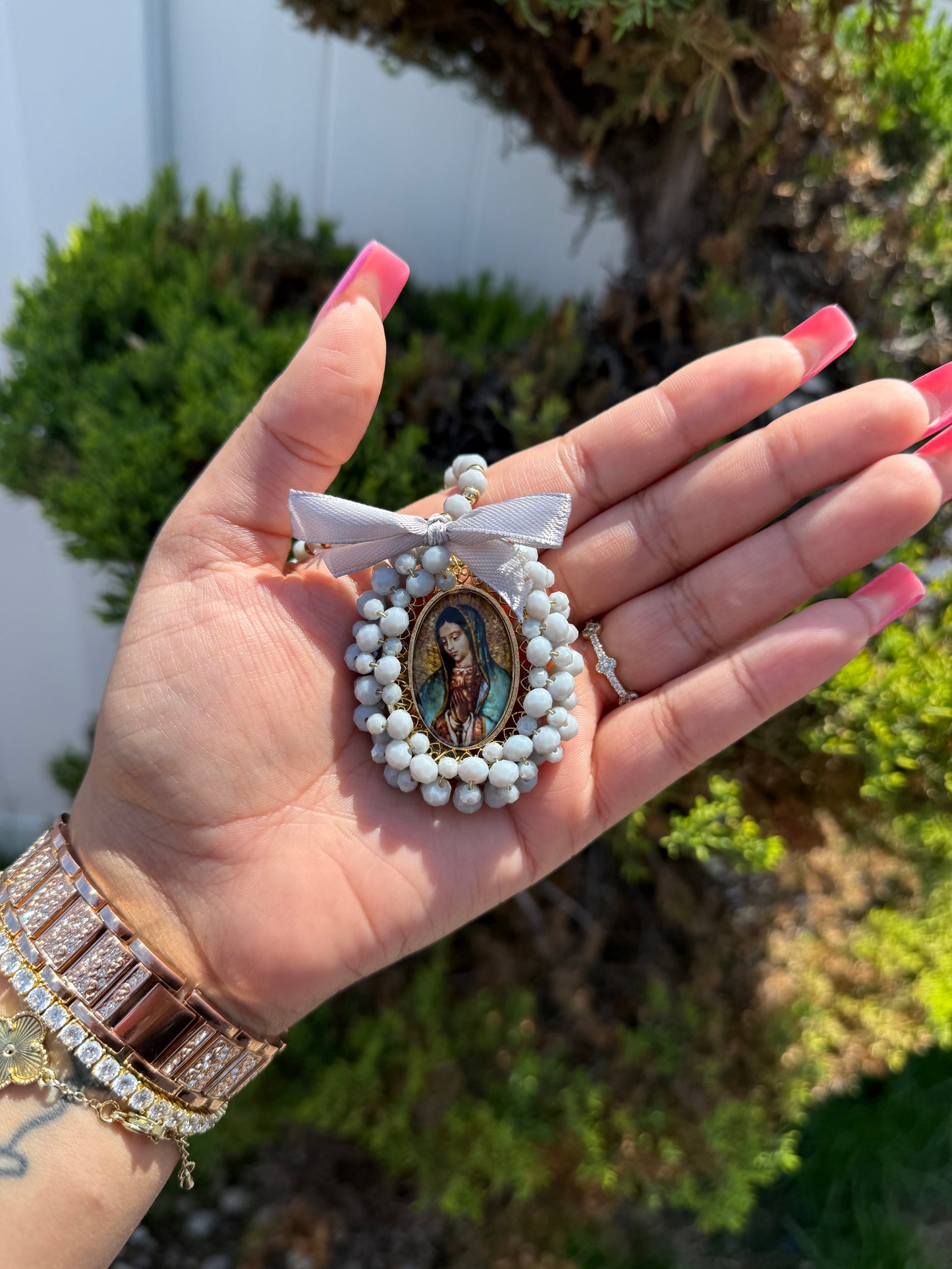 Virgen Mary Bendiciónes De Carro