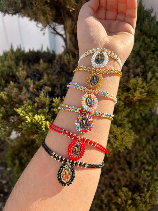Beaded Saint Bracelets