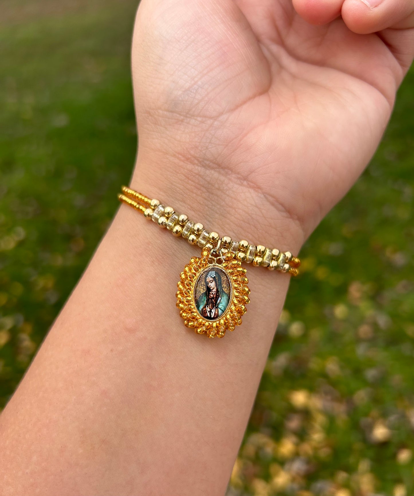 Beaded Saint Bracelets