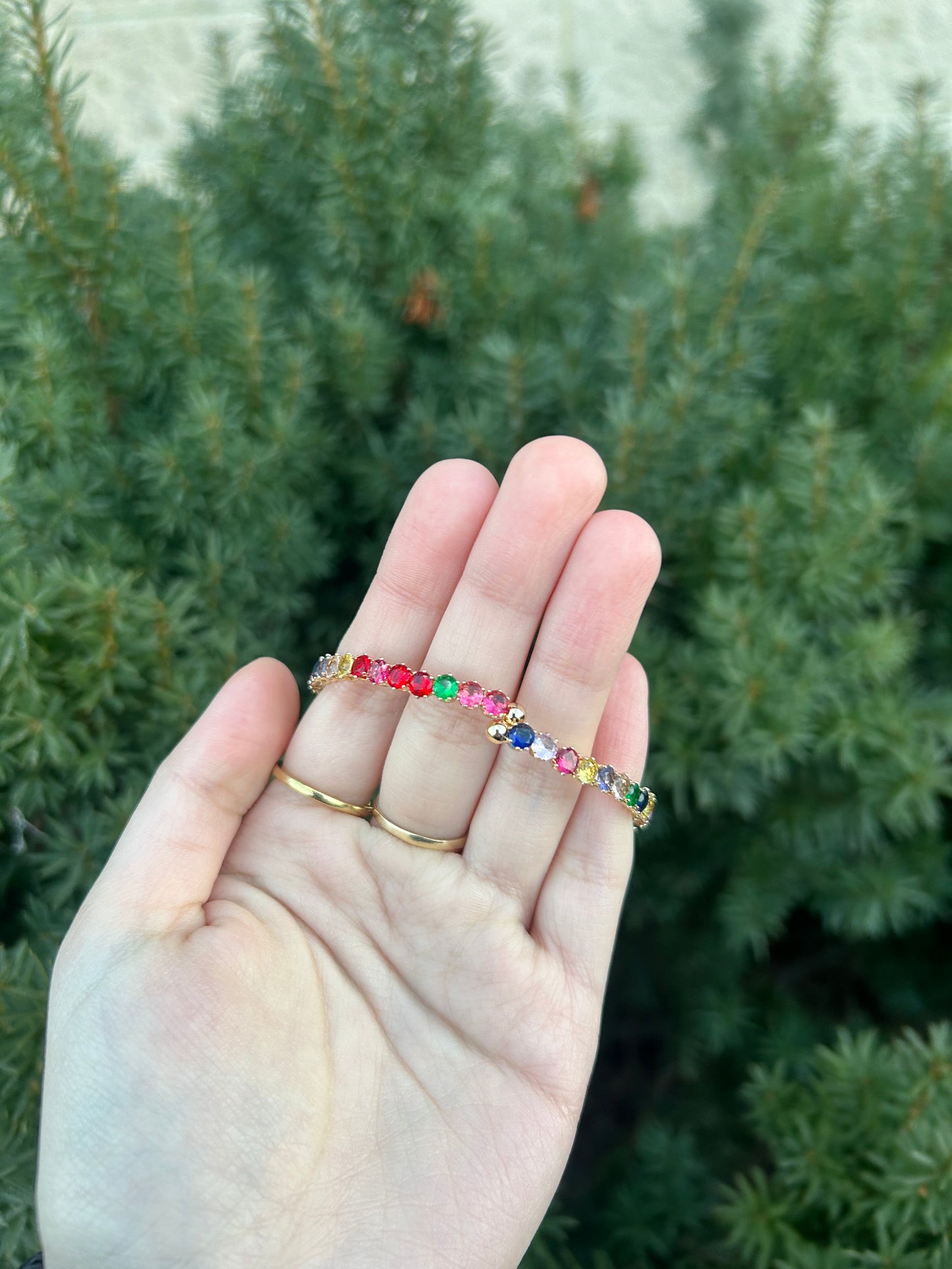 Multicolored Cuff Bracelet