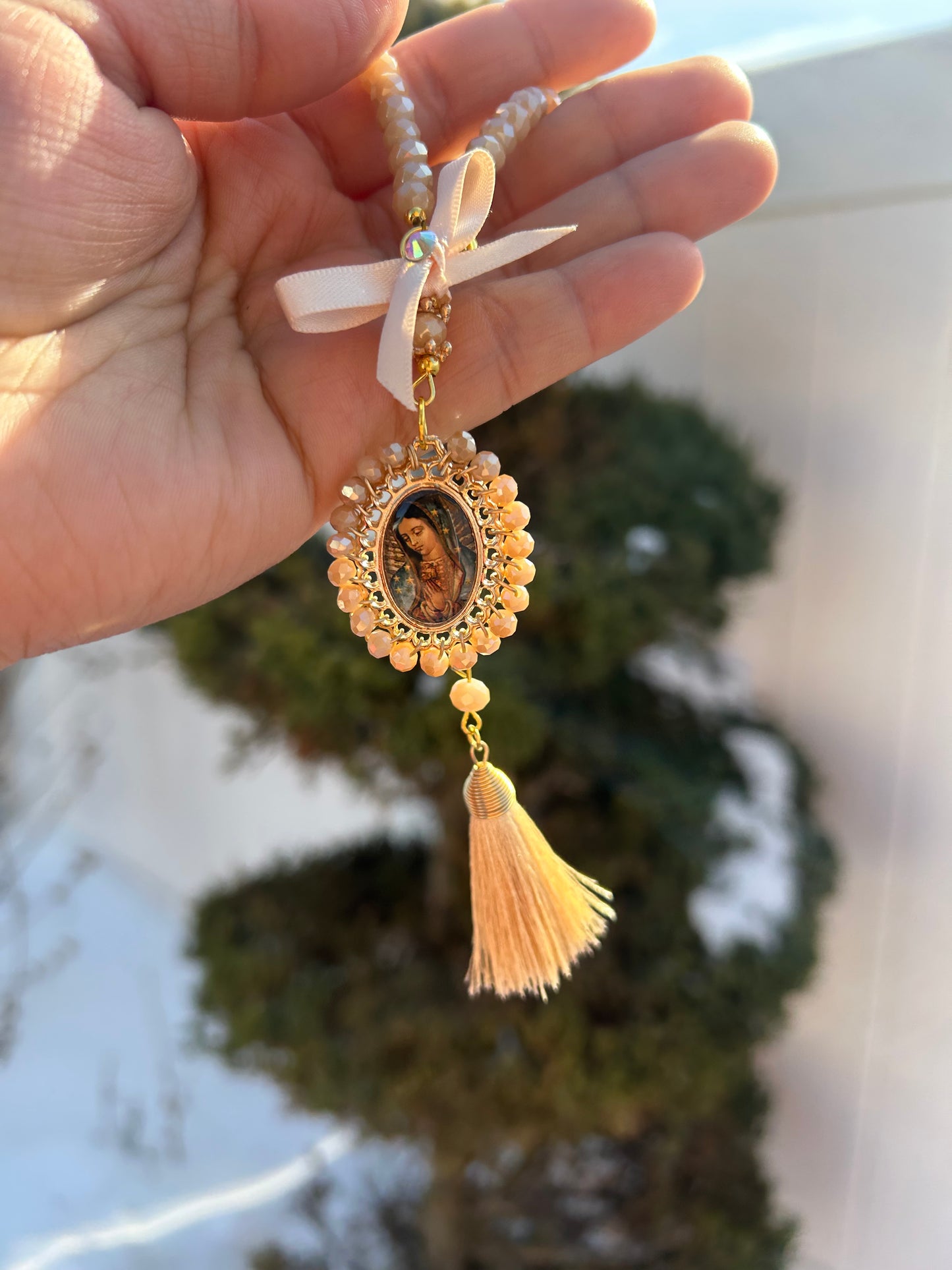 Mini Virgen Tassel Bendiciónes