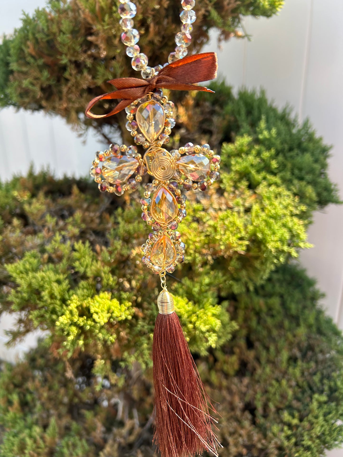 Cross Home Tassel Bendición