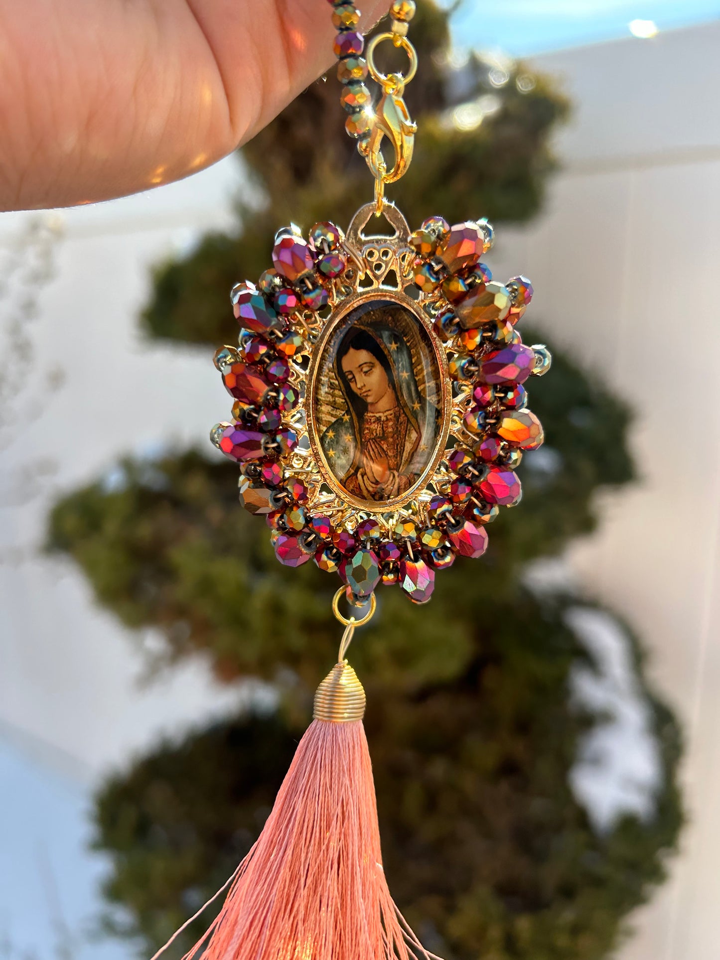 Virgen de Guadalupe Tassel Blessing