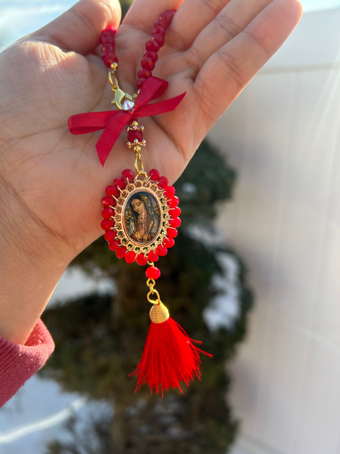 Mini Virgen Tassel Bendiciónes
