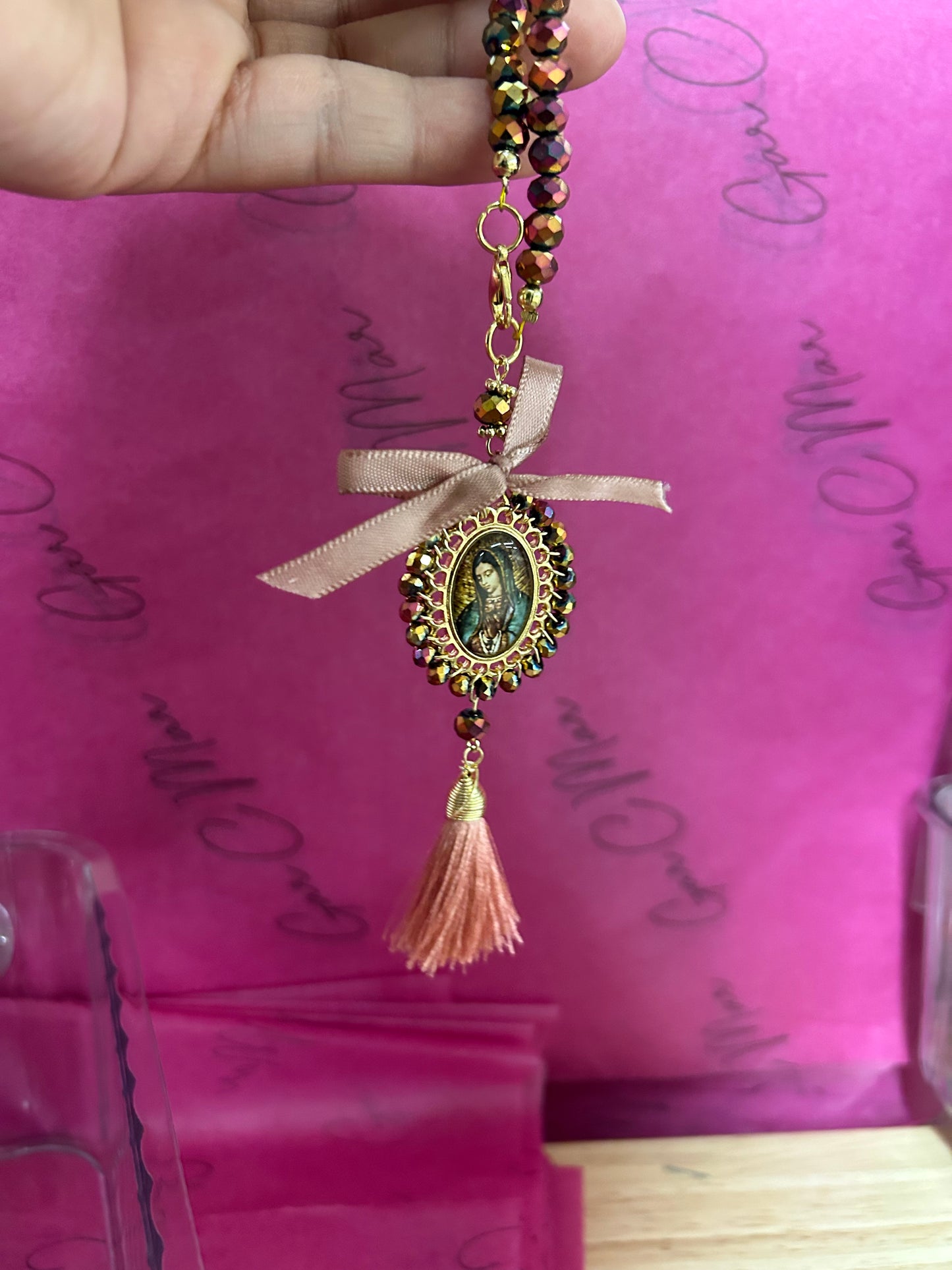 Mini Virgen Tassel Bendiciónes