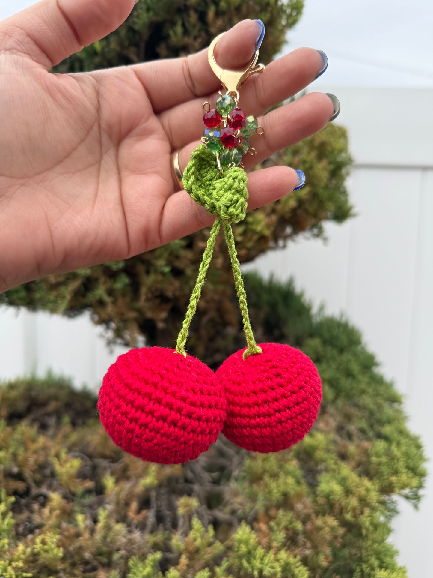 Crochet Fruit Keychains